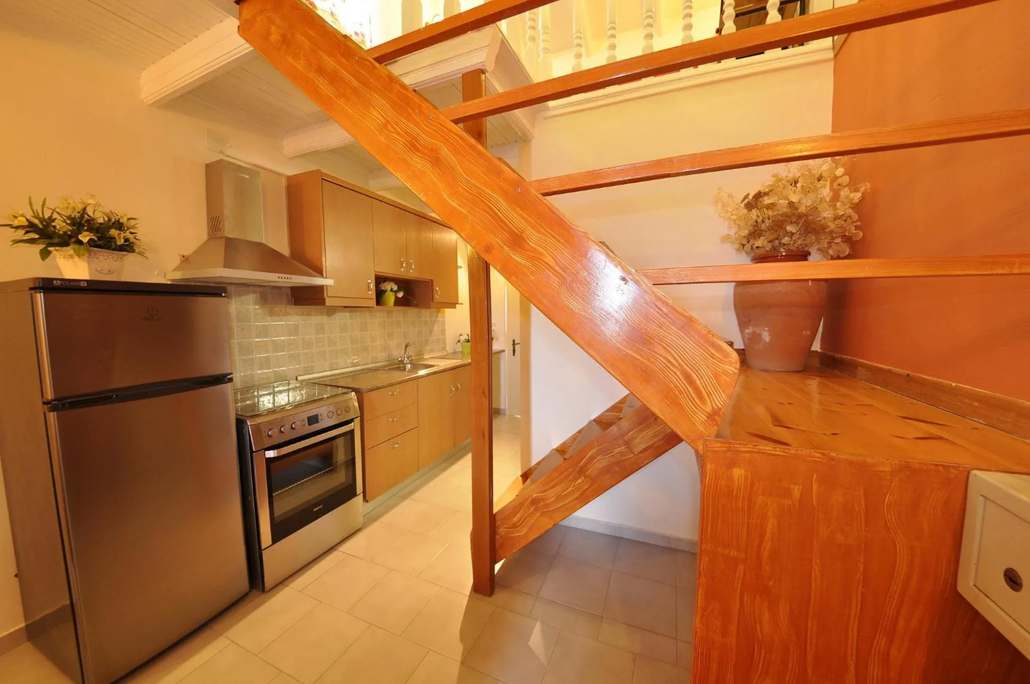 Kitchen or kitchenette in Mazis Apartments