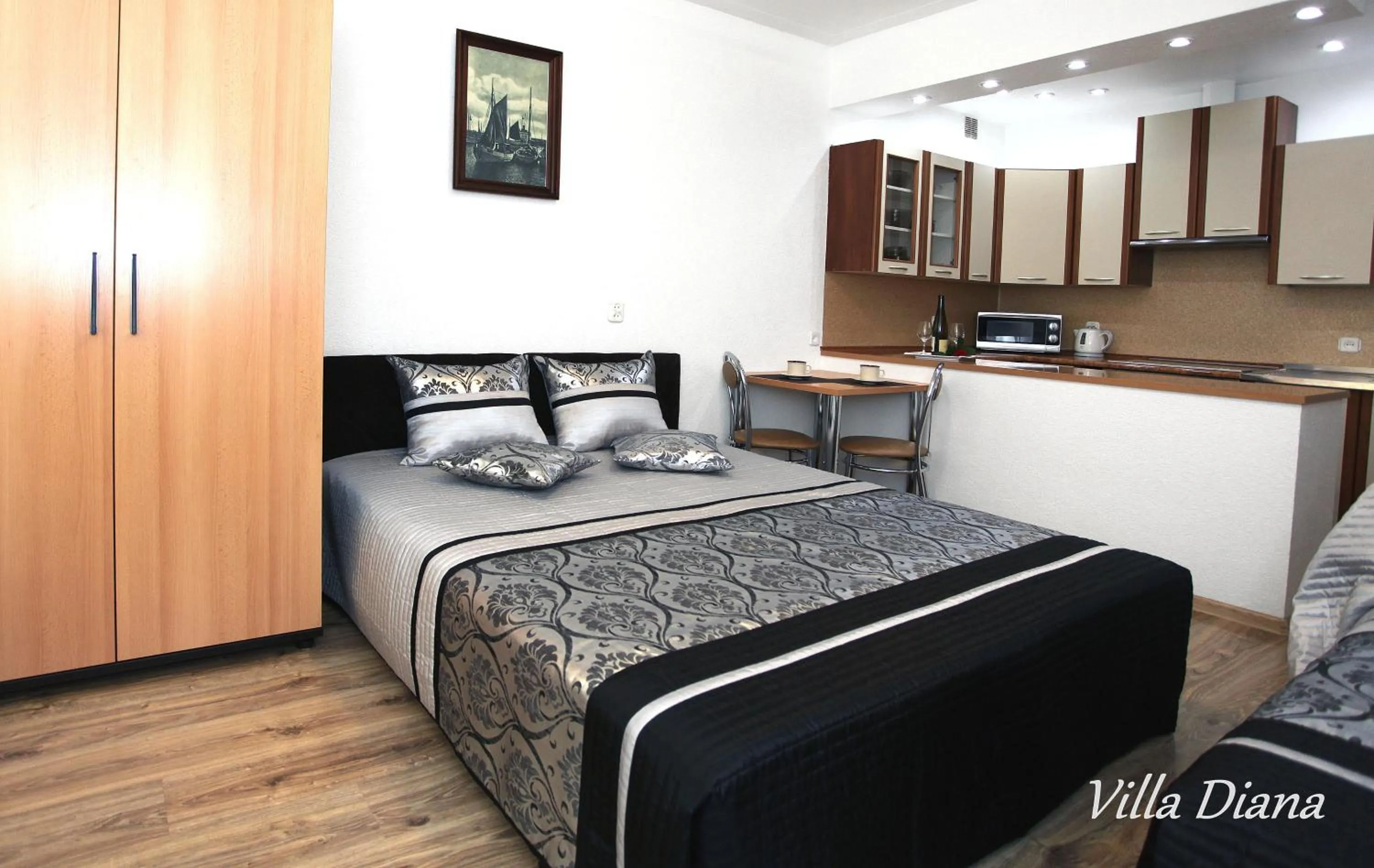 Kitchen or kitchenette in VILLA DIANA Ustka