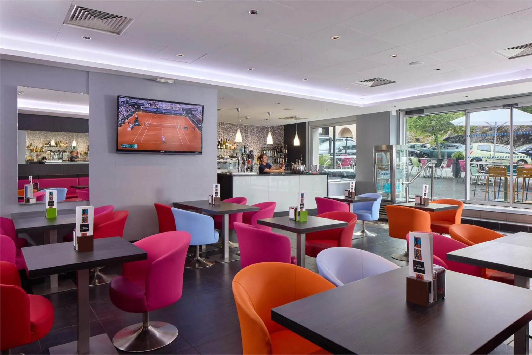 Lounge or bar in Hôtel Astrid