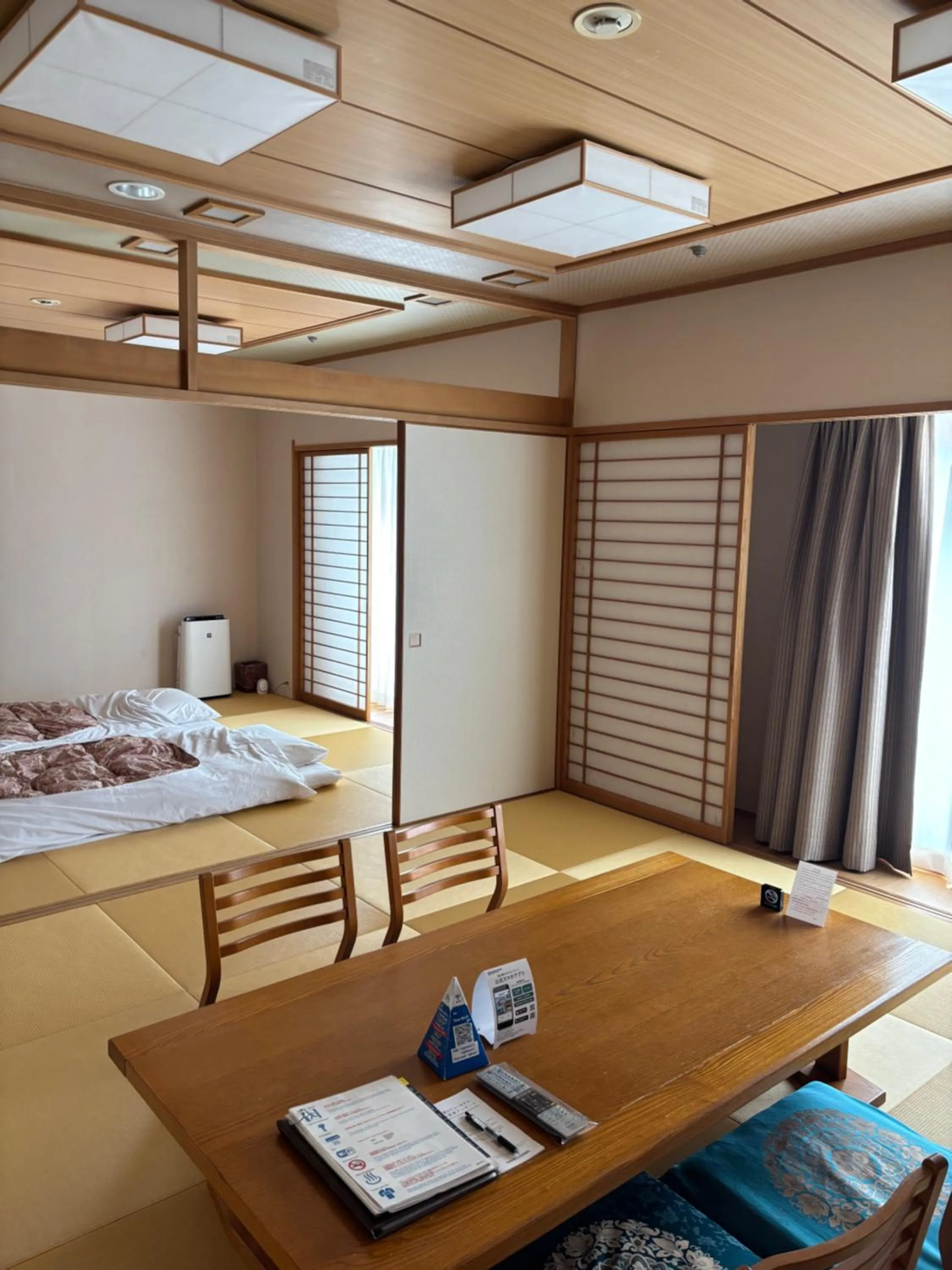 Bed in Fuji View Hotel