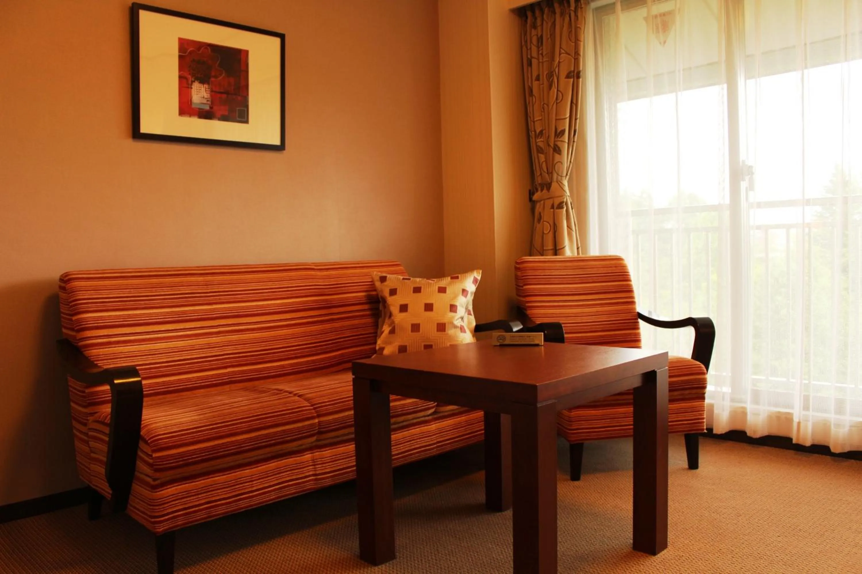 Seating area in Fuji View Hotel