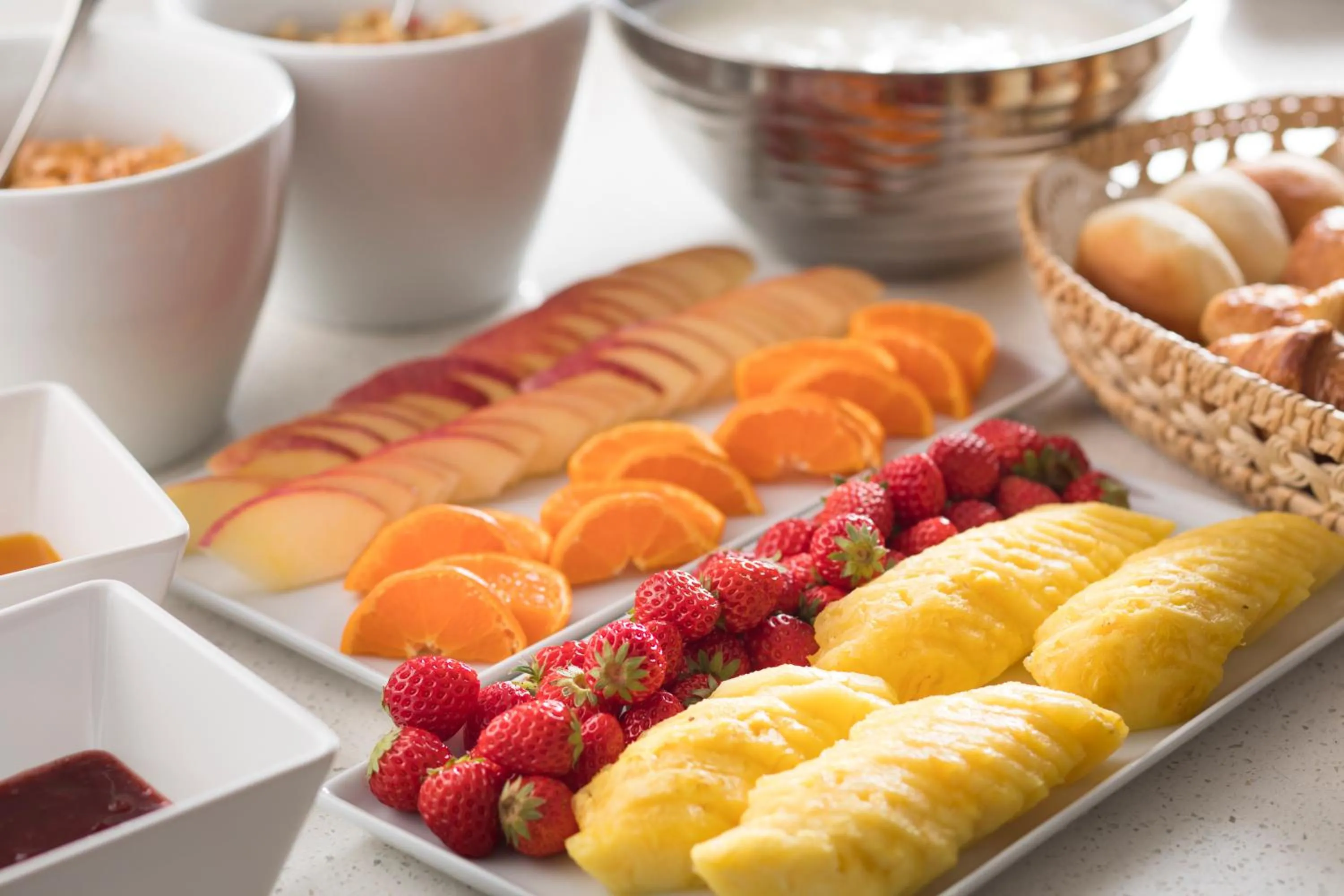 Buffet breakfast in Fuji View Hotel