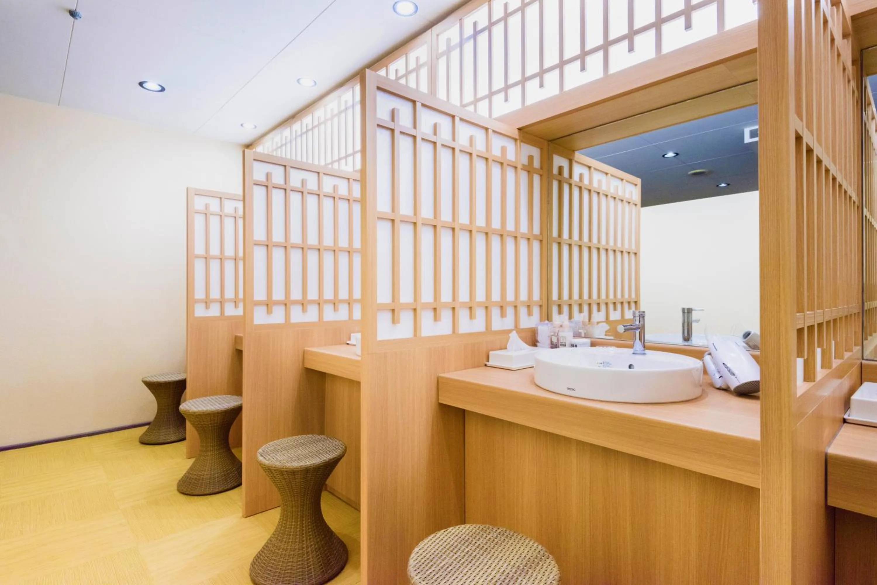 Hot Spring Bath in Fuji View Hotel