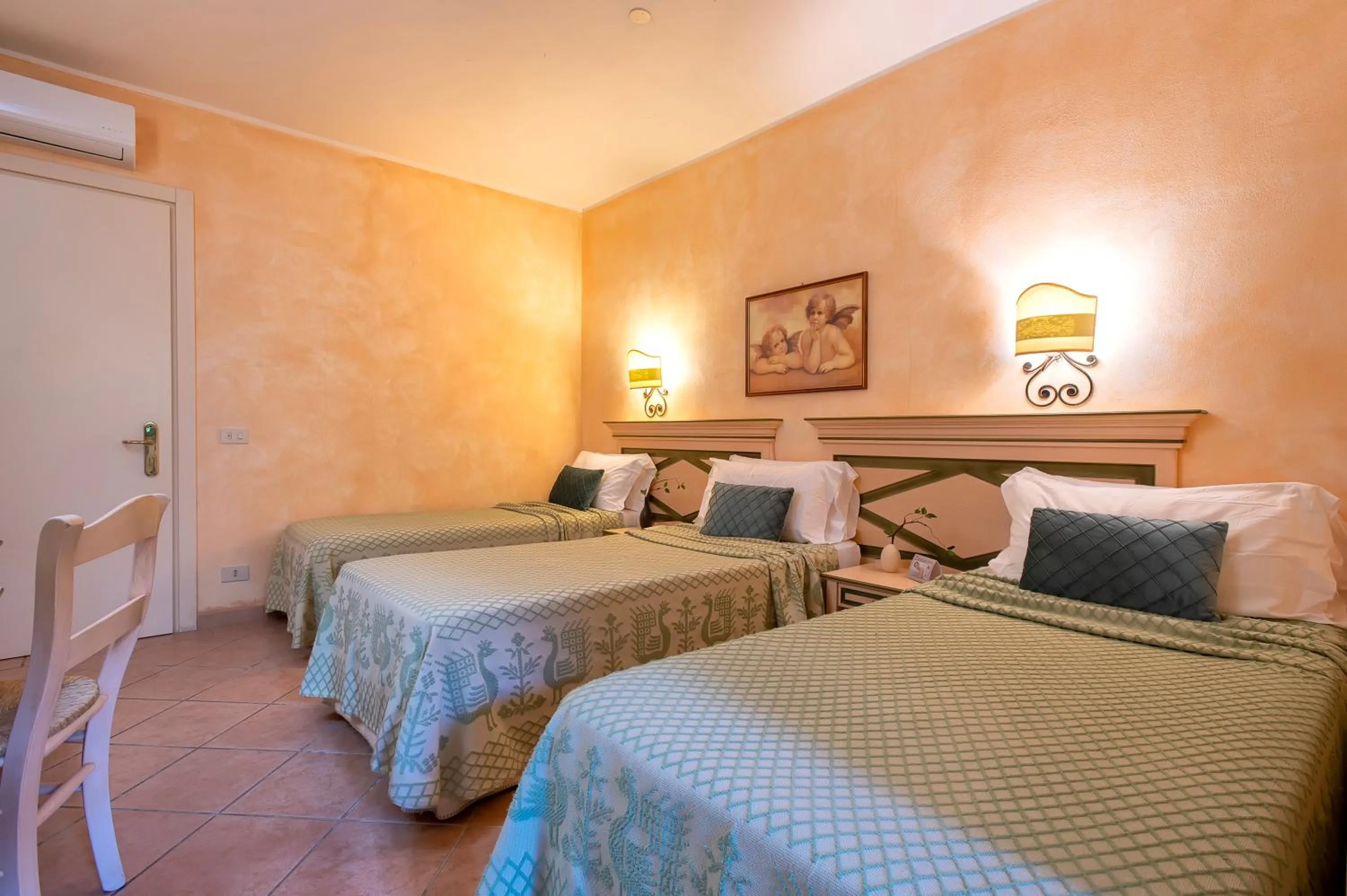 Bed in Hotel Fertilia