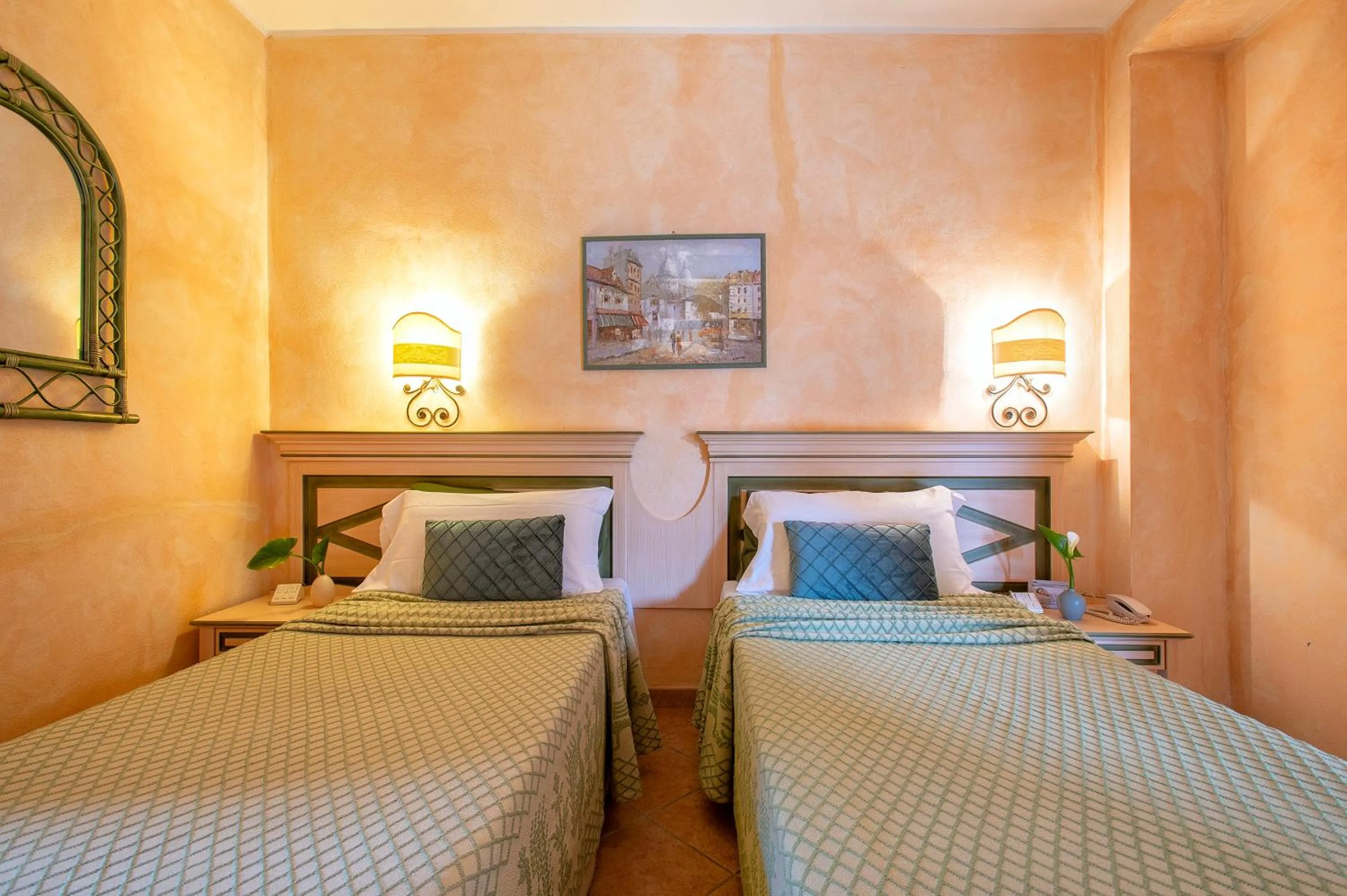 Bed in Hotel Fertilia