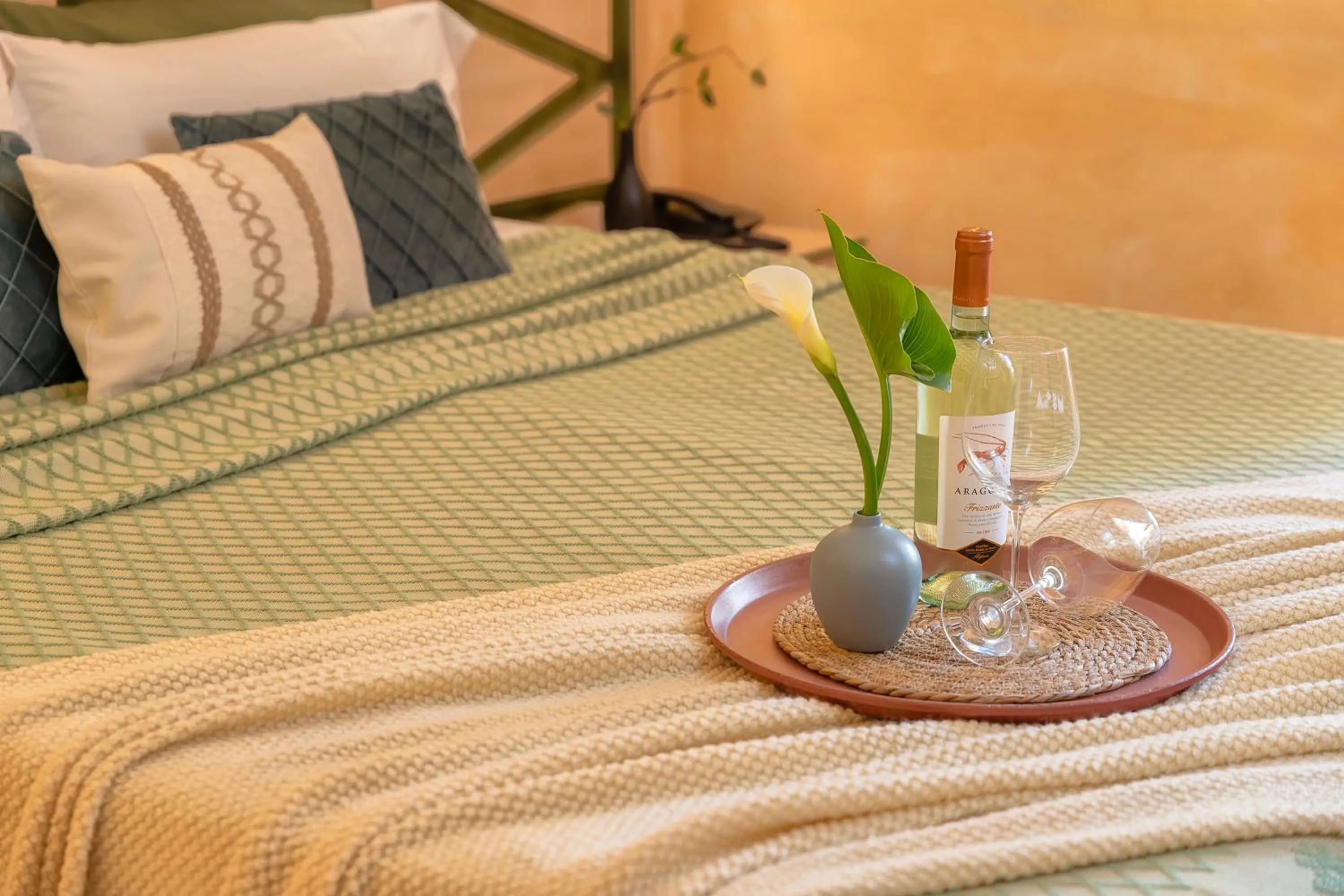 Bed in Hotel Fertilia