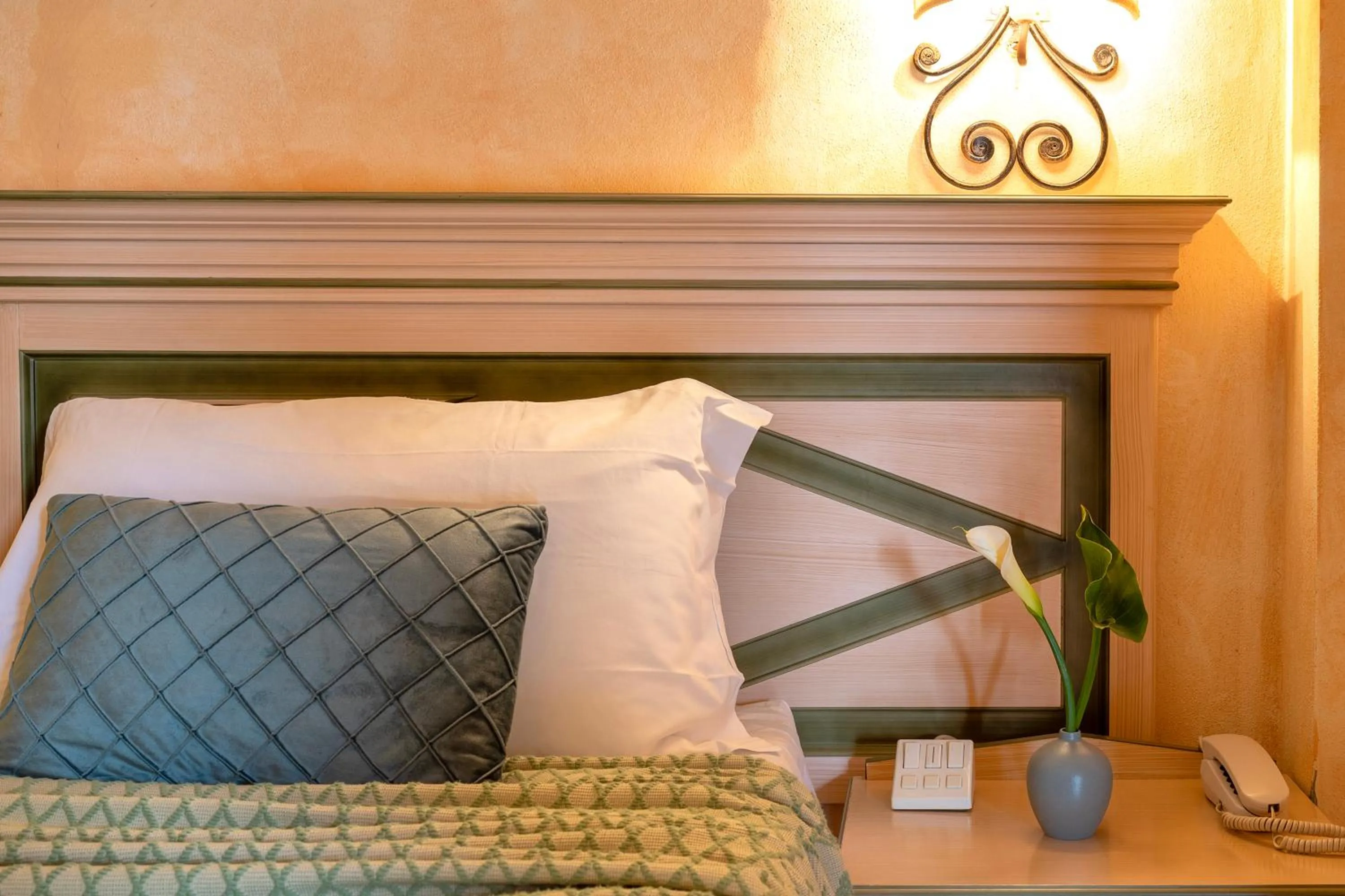 Bed in Hotel Fertilia