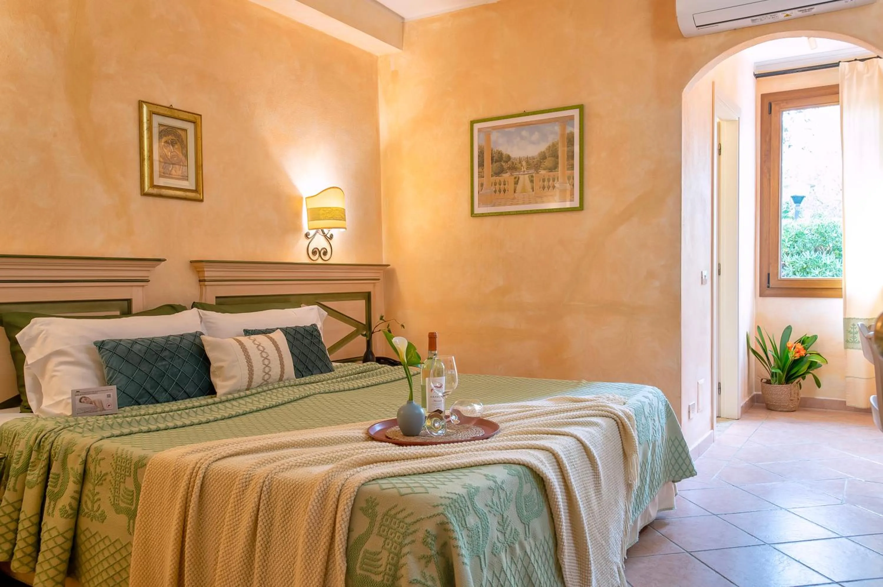 Bed in Hotel Fertilia