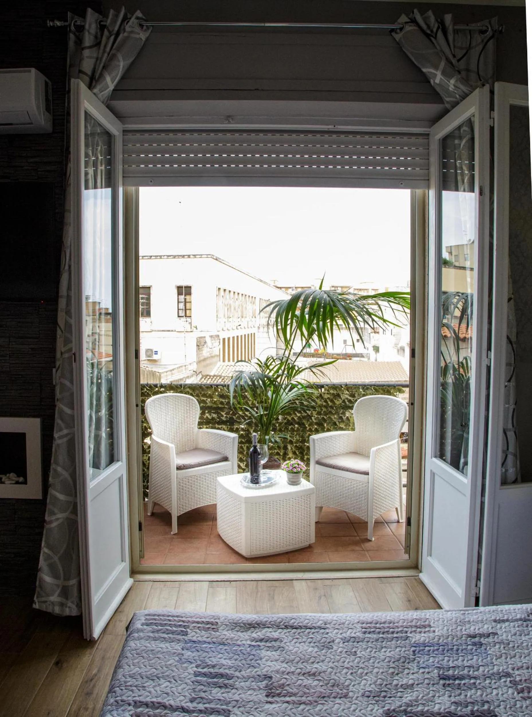 Balcony/Terrace in Home Syrakos B&B