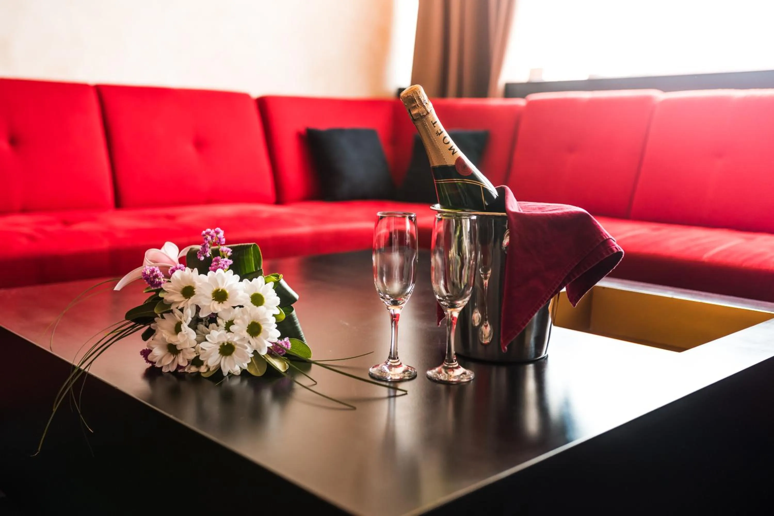 Living room in Hotel Lavina