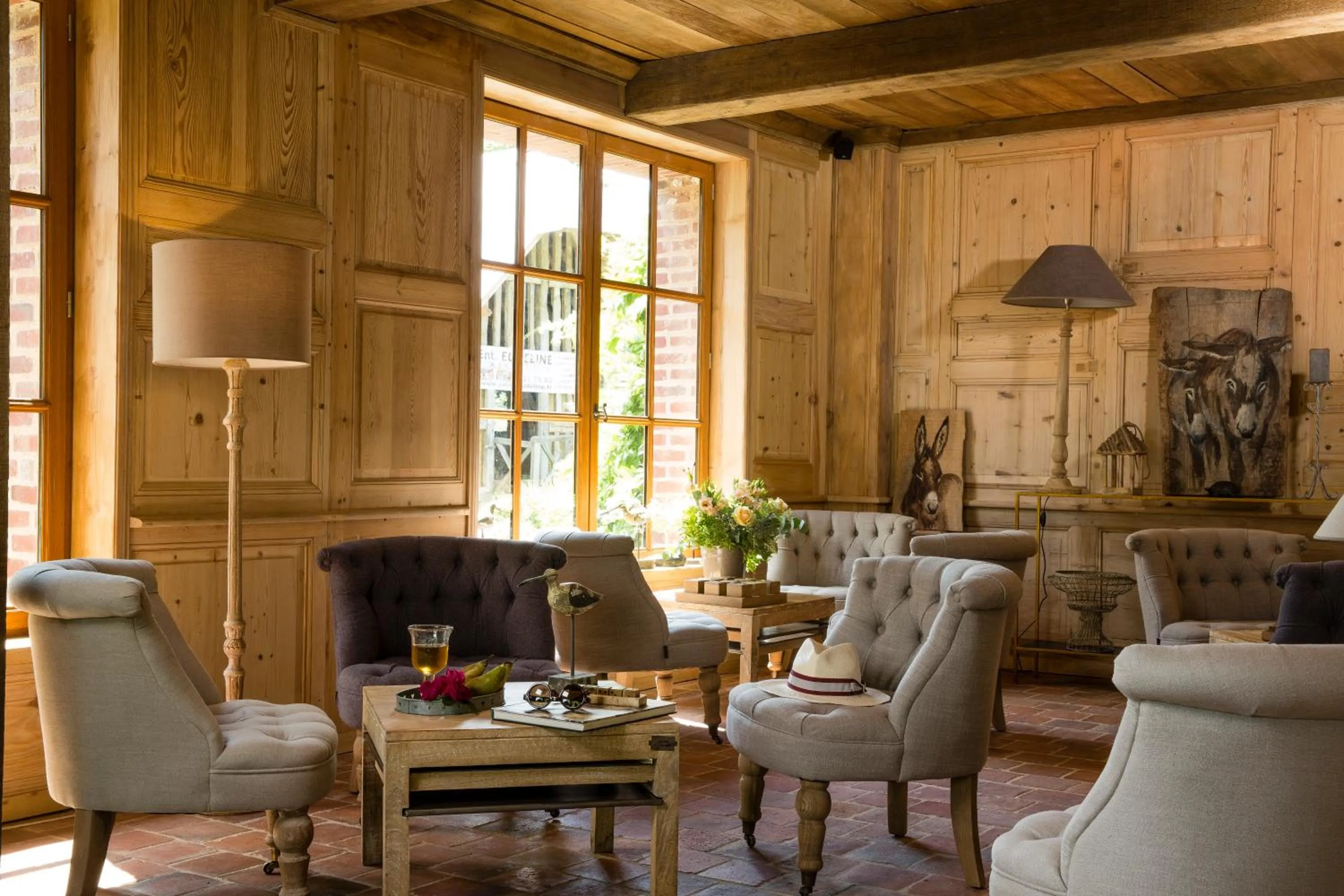Living room in Auberge de la Source - Hôtel de Charme, Collection Saint-Siméon