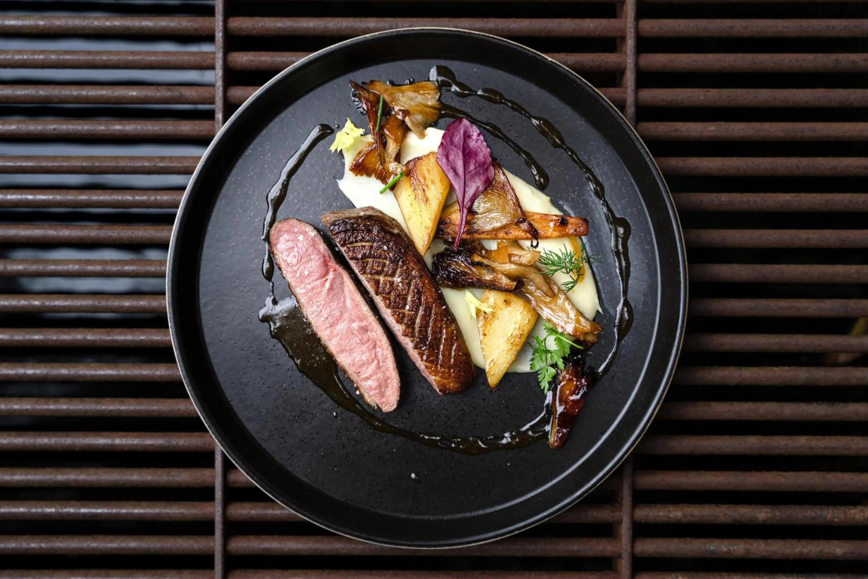 Food in Auberge de la Source - Hôtel de Charme, Collection Saint-Siméon