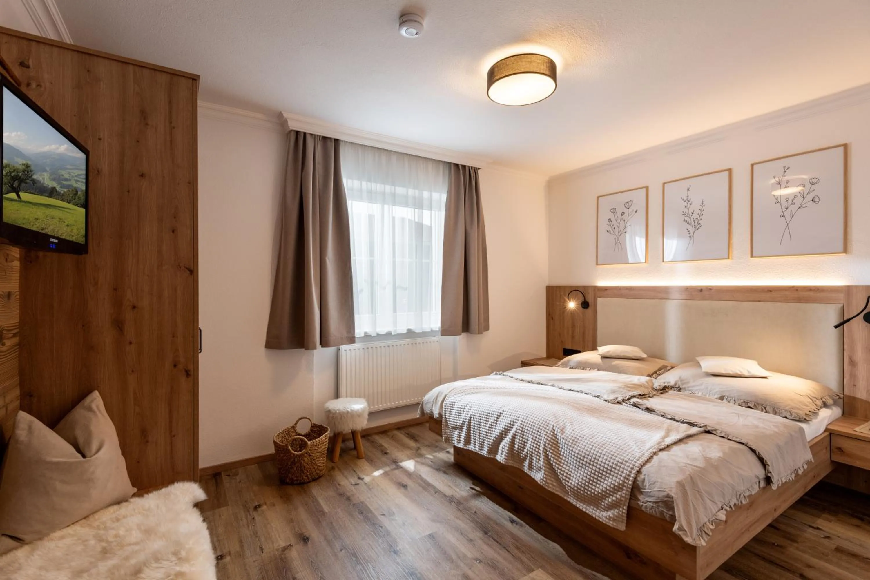 Bedroom, Bed in Appartement Felsenheim