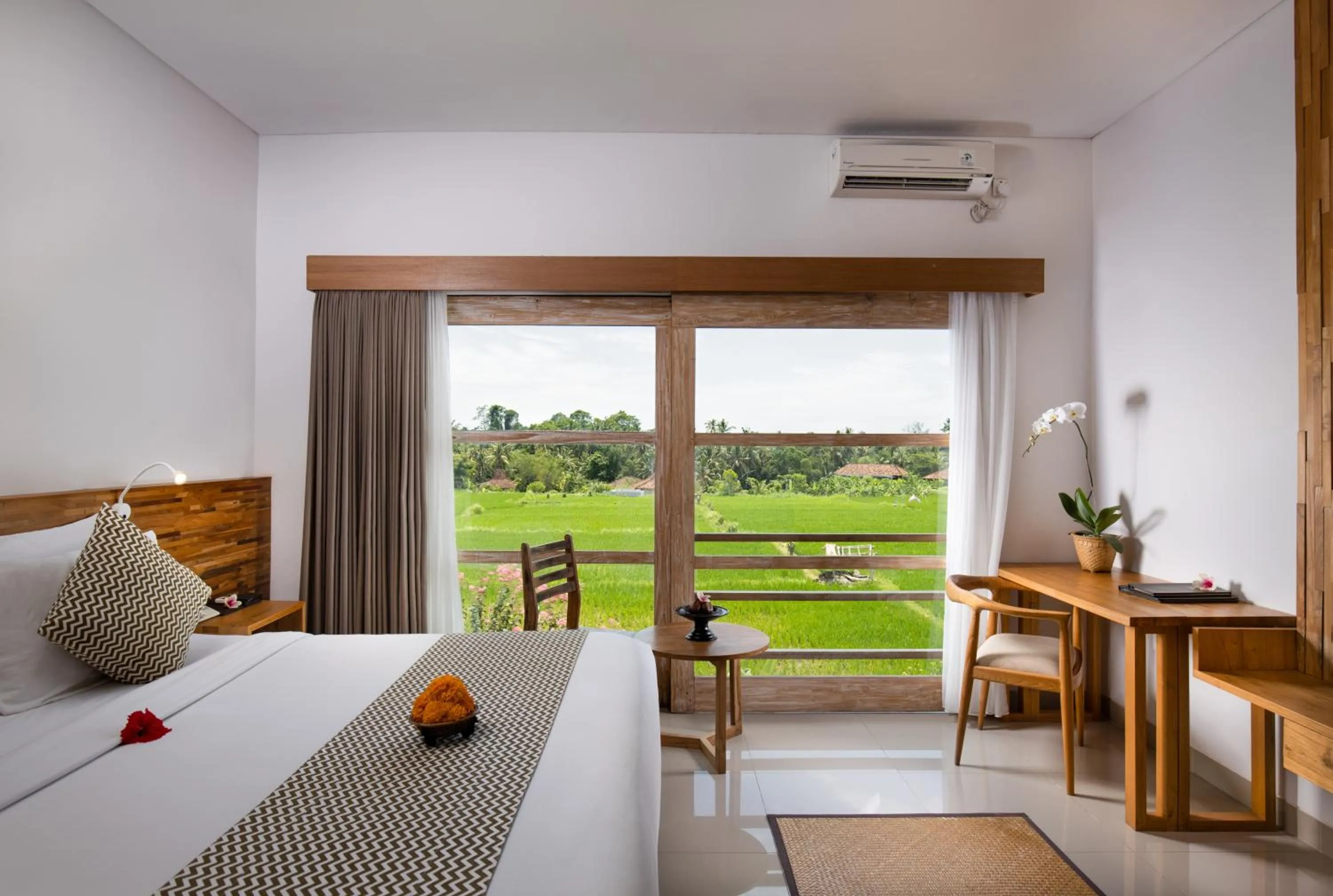 Natural landscape, Bed in Villa Kayu Lama