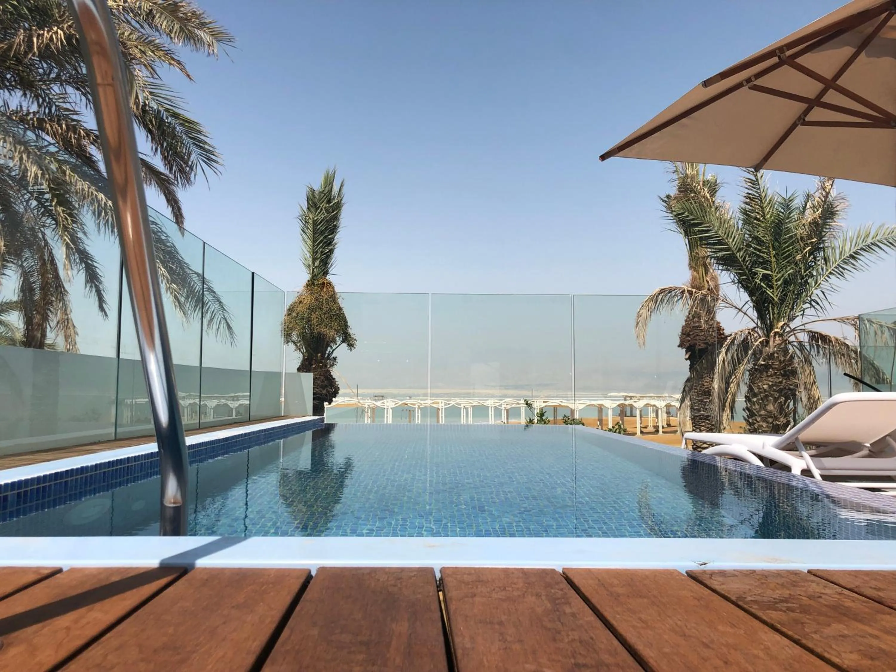 Balcony/Terrace in Herbert Samuel Milos Dead Sea