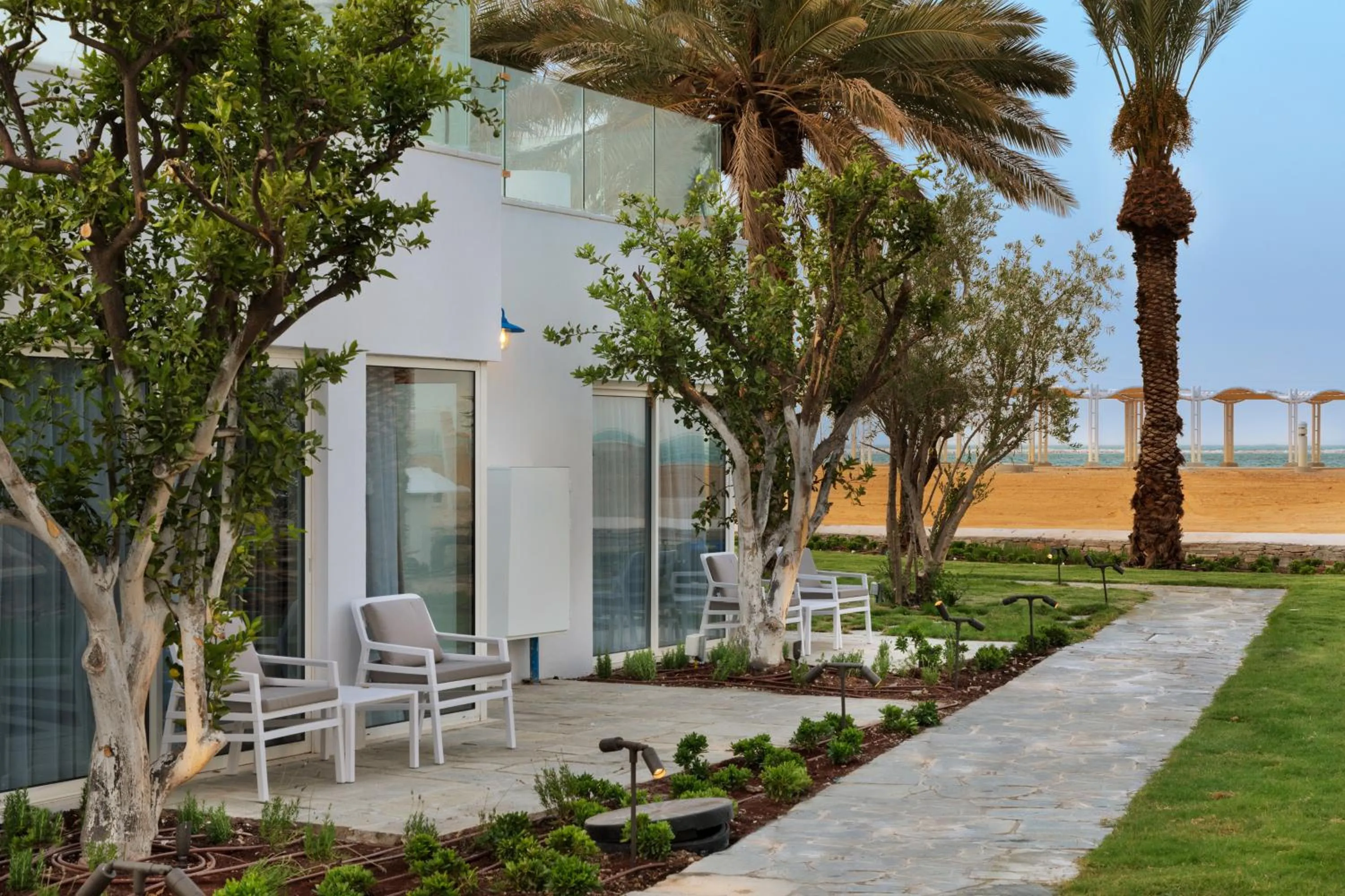 Property building in Herbert Samuel Milos Dead Sea