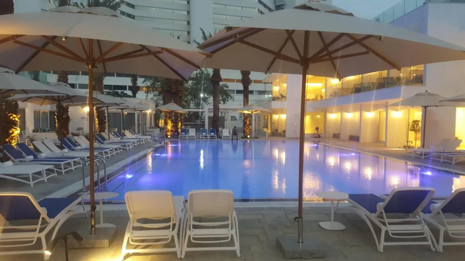 Swimming pool in Herbert Samuel Milos Dead Sea