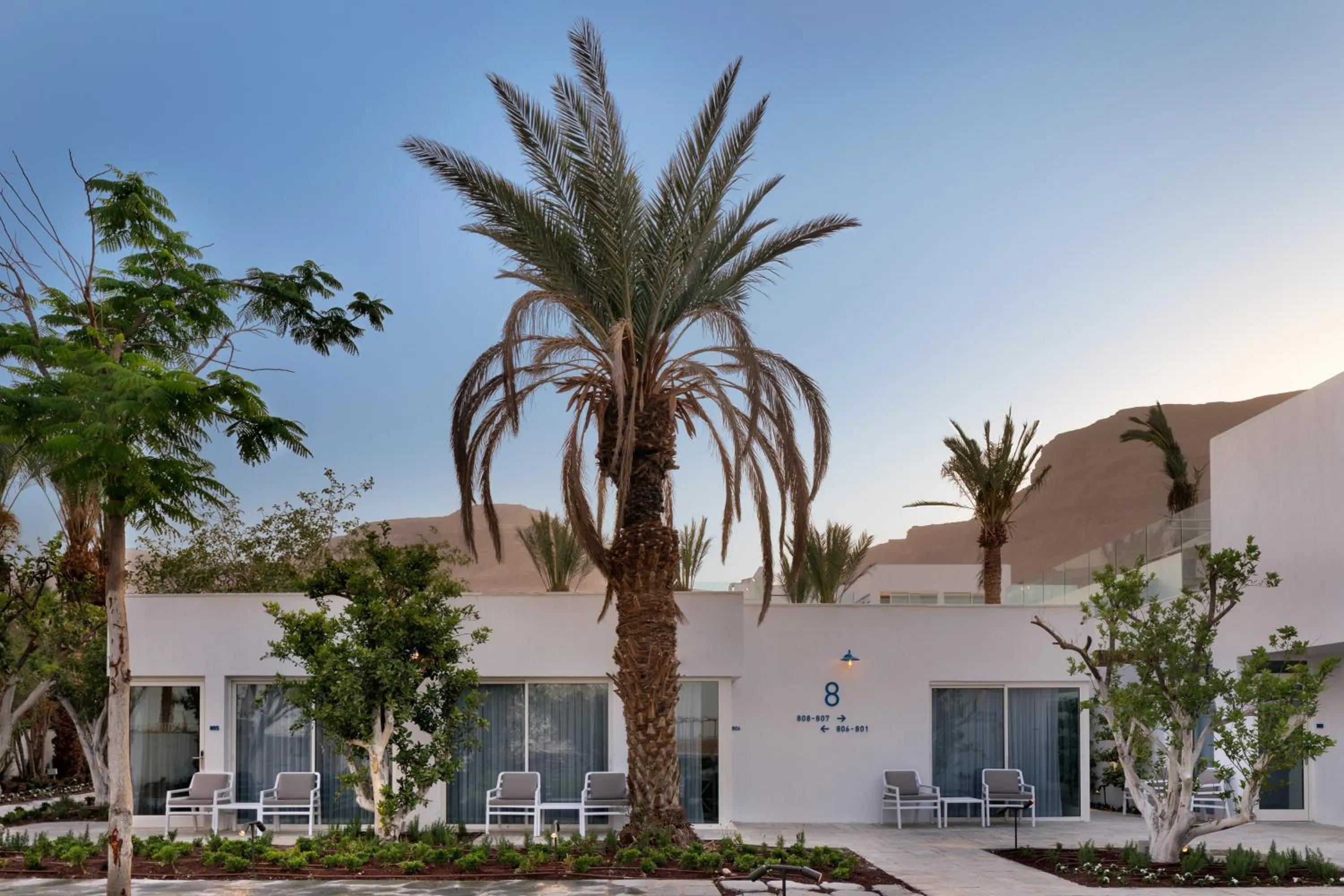 Property building in Herbert Samuel Milos Dead Sea