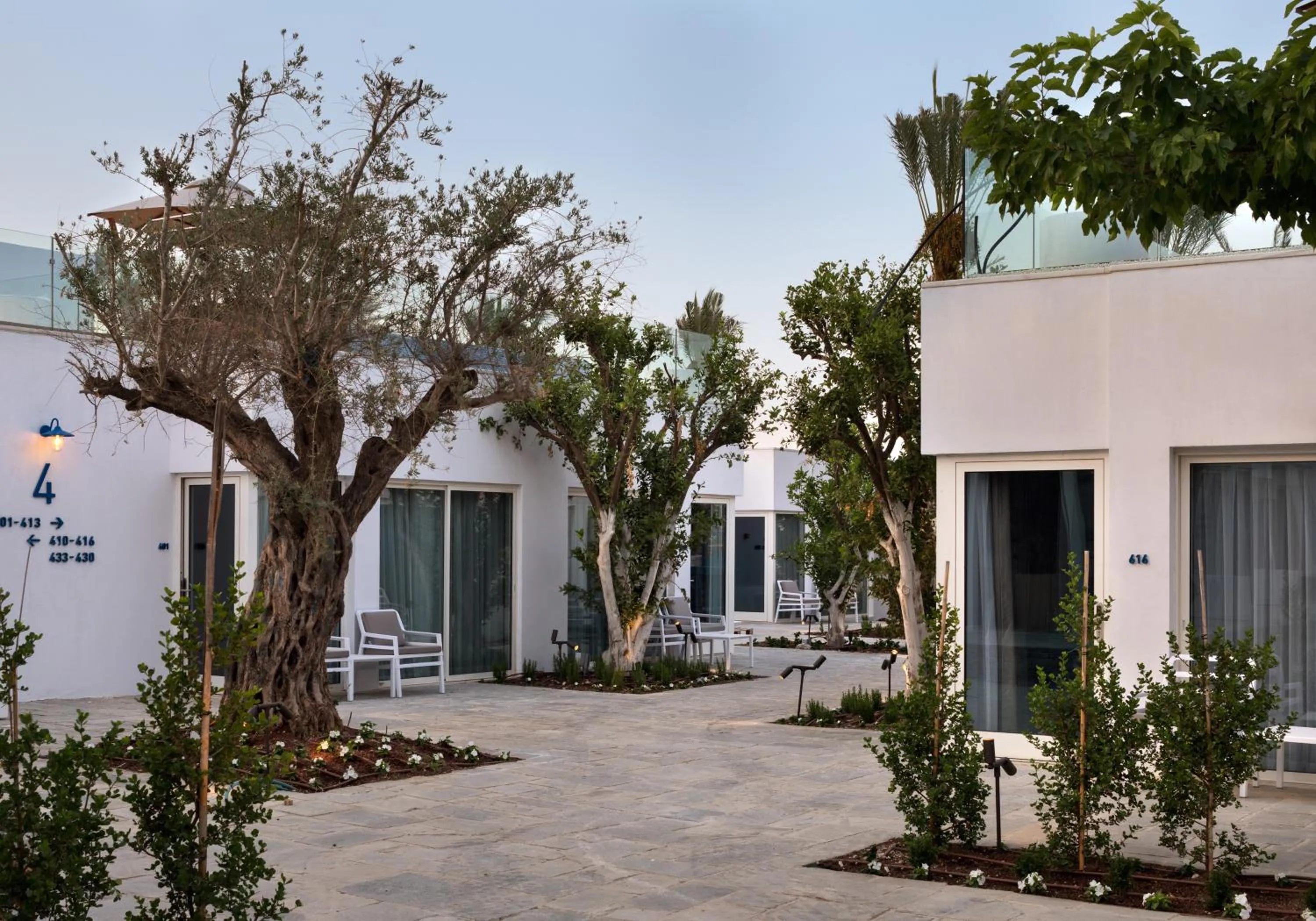 Property building in Herbert Samuel Milos Dead Sea