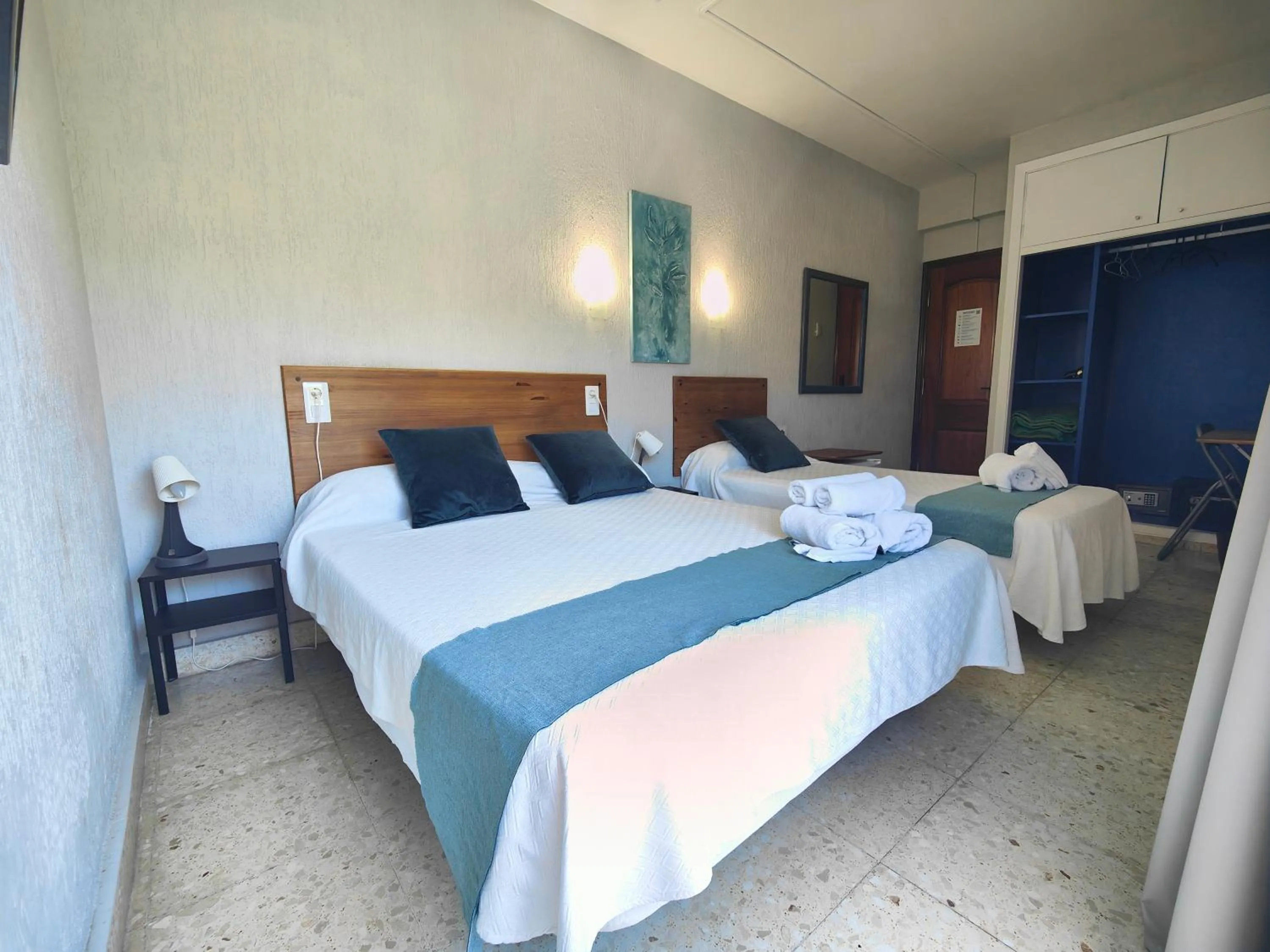 Bed in Hotel Don Cándido