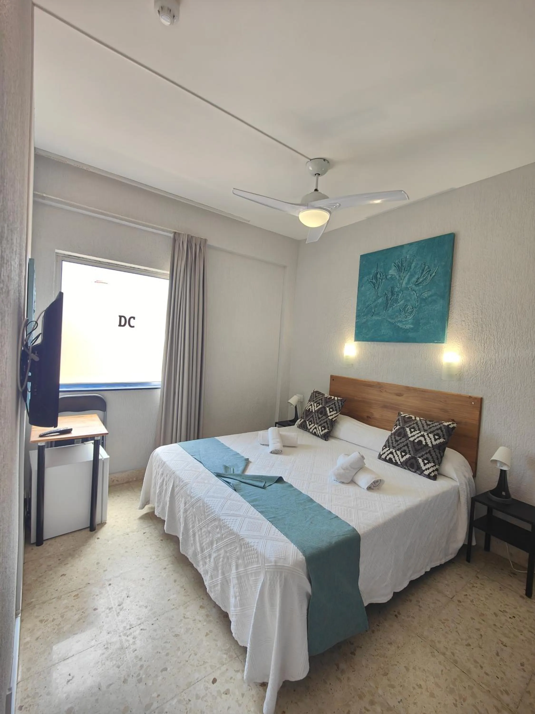 Bed in Hotel Don Cándido