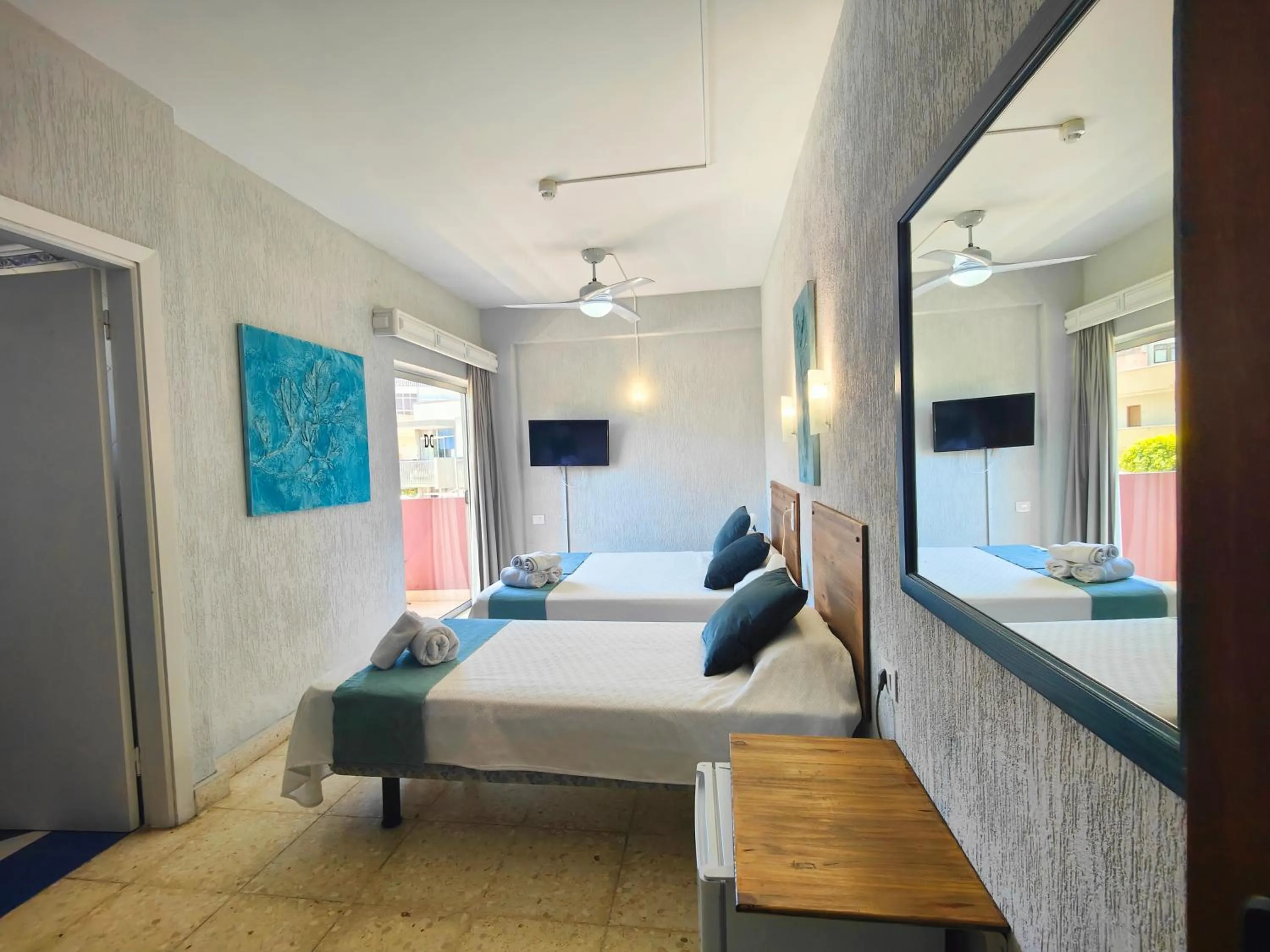 Bed in Hotel Don Cándido