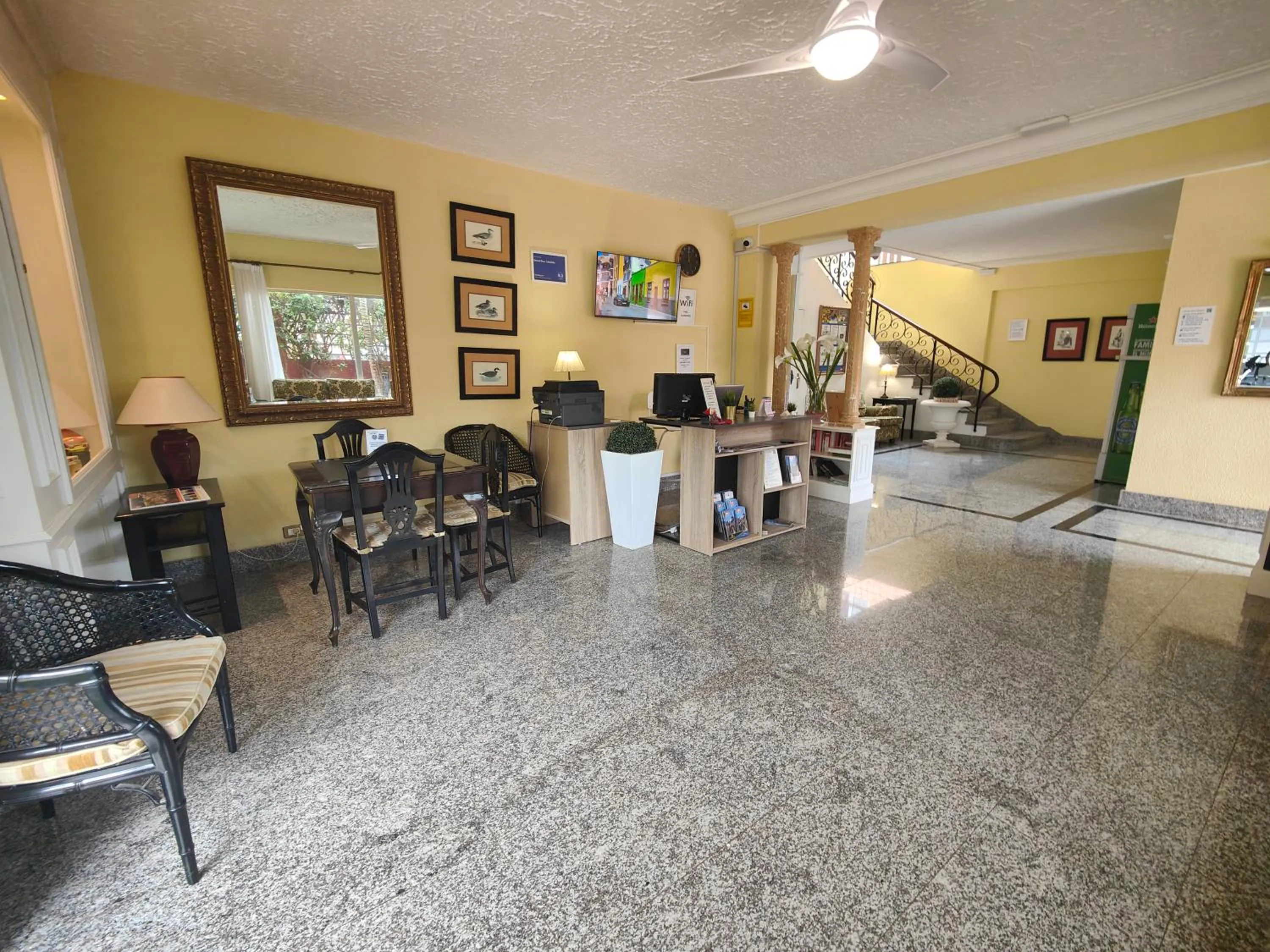 Lobby or reception in Hotel Don Cándido