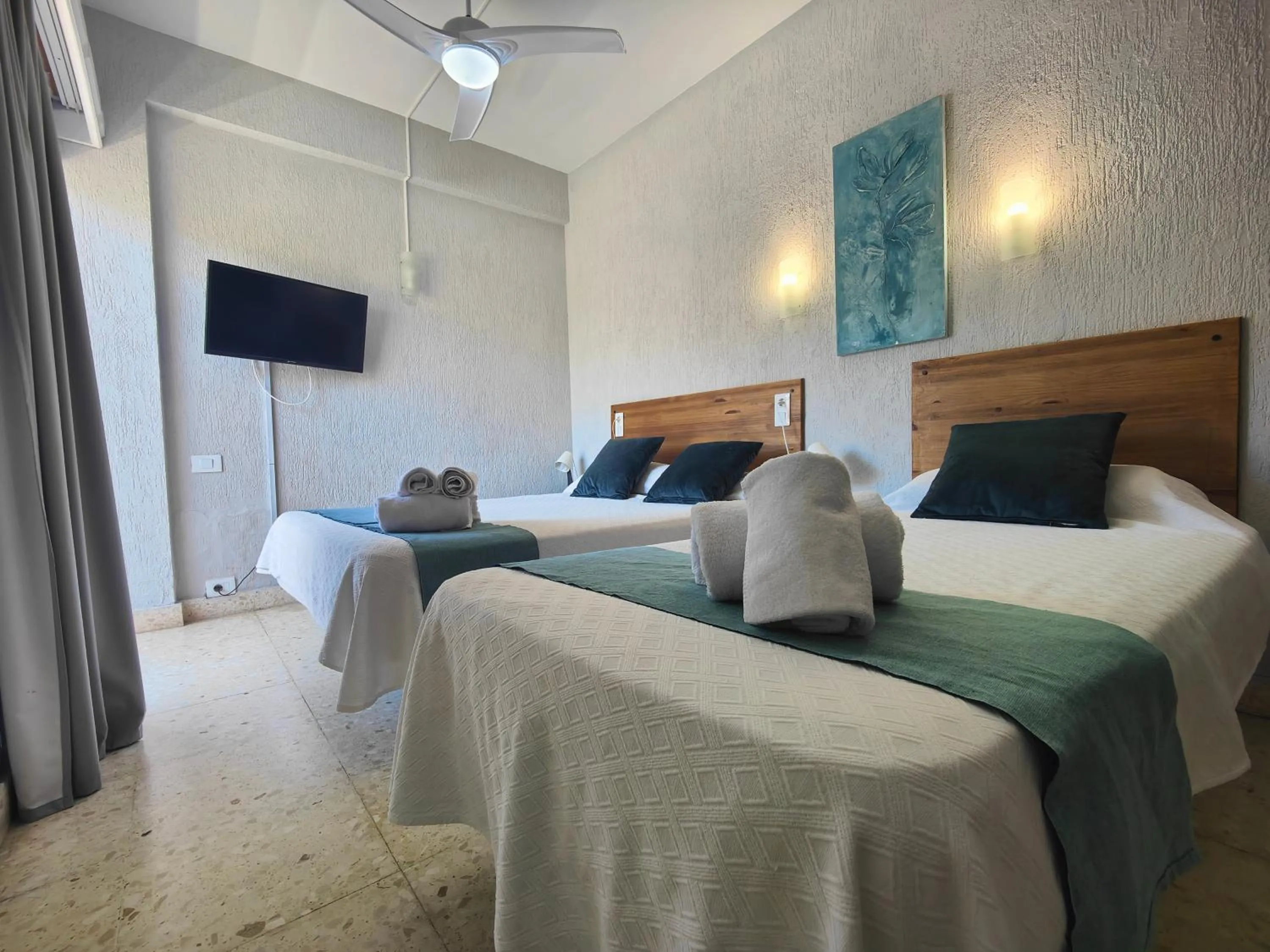 Bed in Hotel Don Cándido