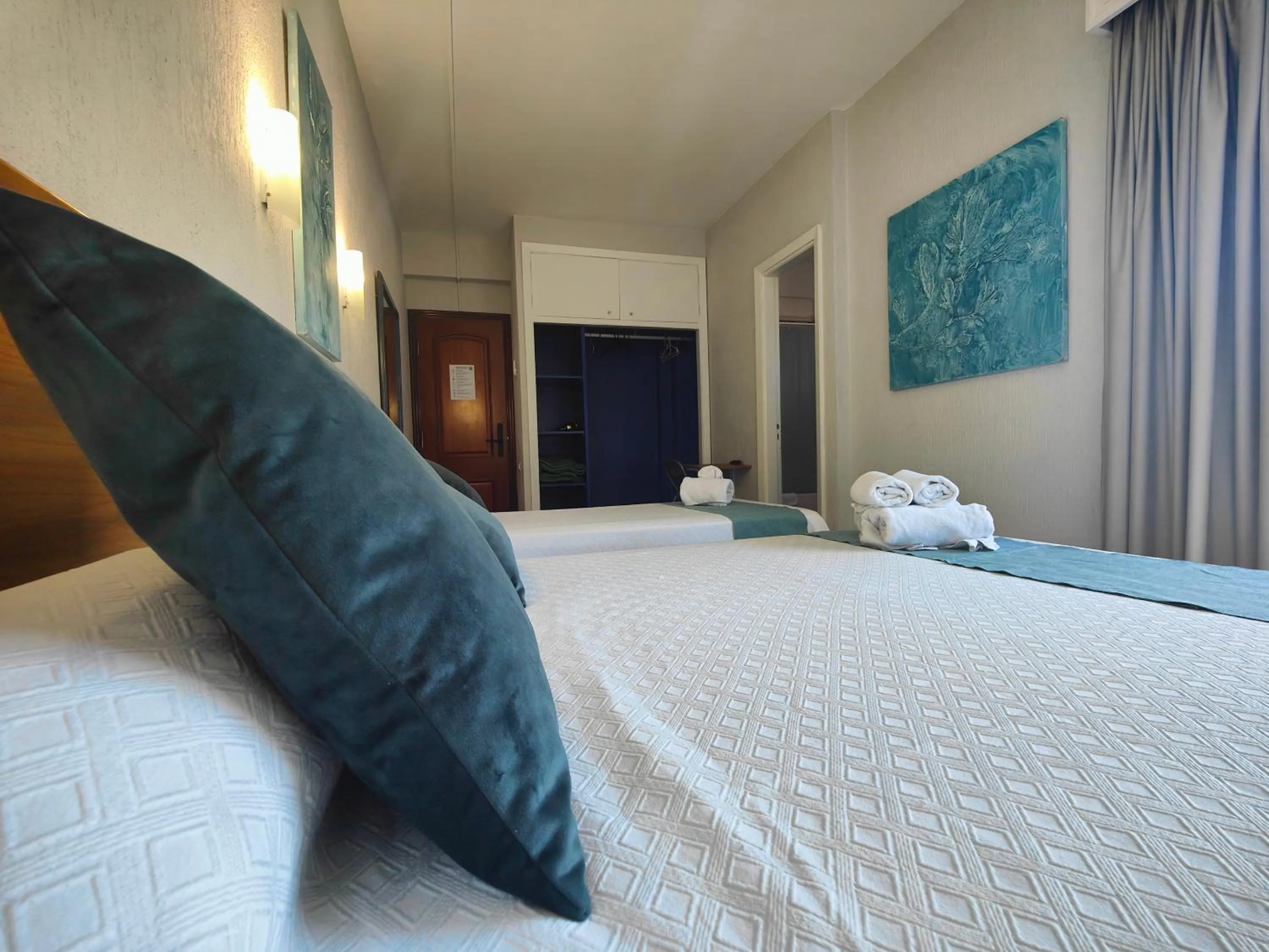 Bed in Hotel Don Cándido