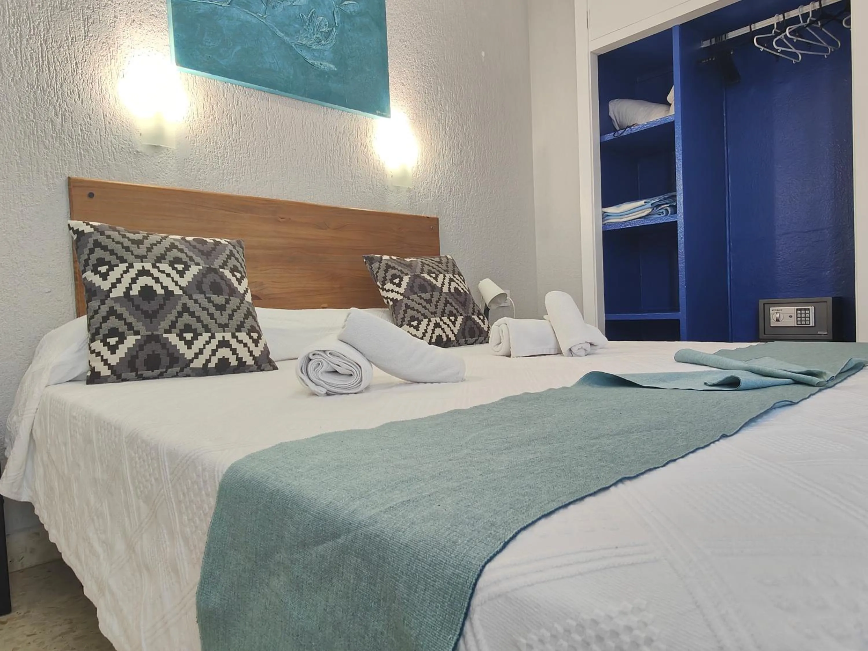 Bed in Hotel Don Cándido