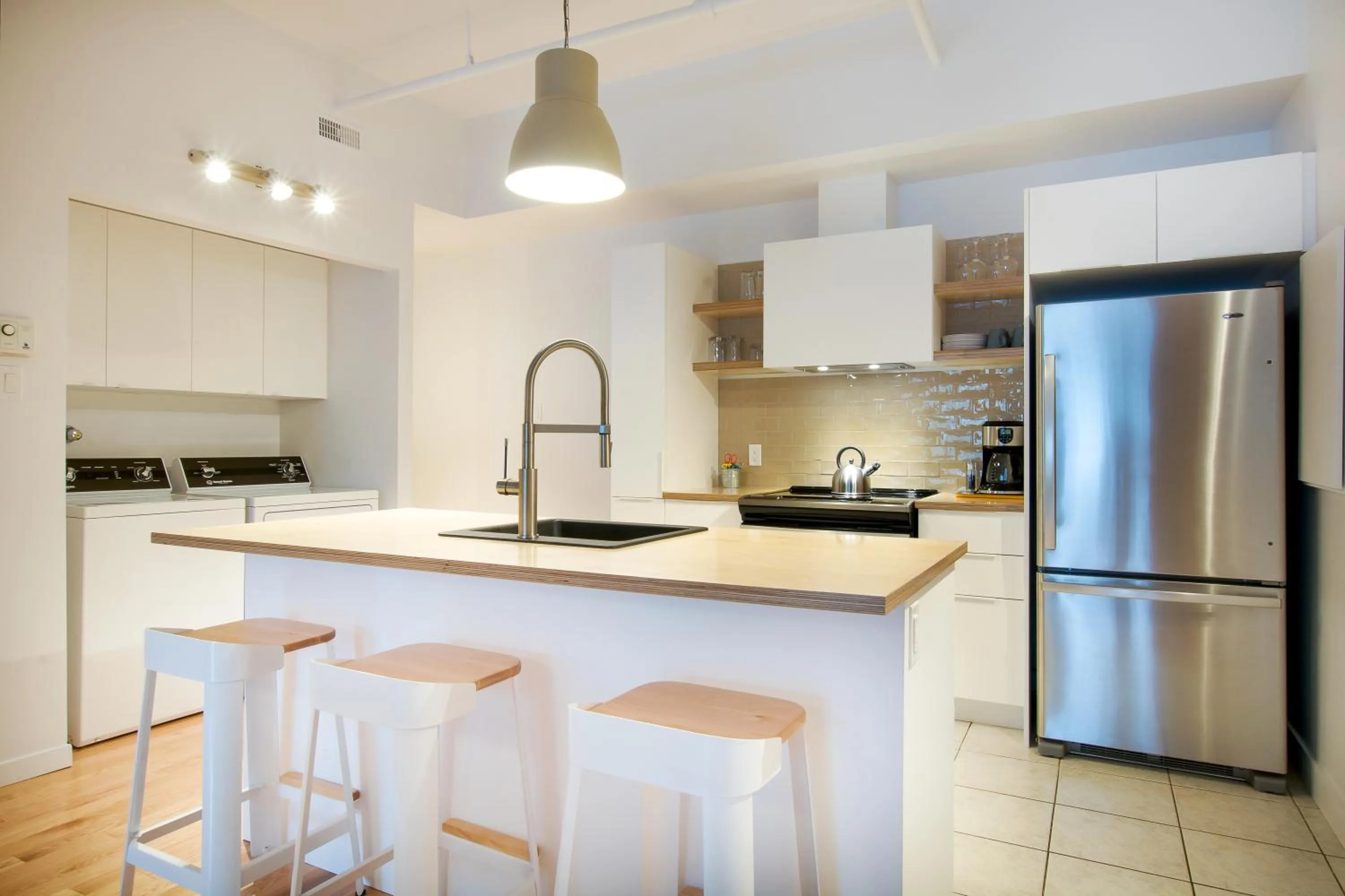 Kitchen or kitchenette in Les Lofts St-Roch - Par Les Lofts Vieux-Québec