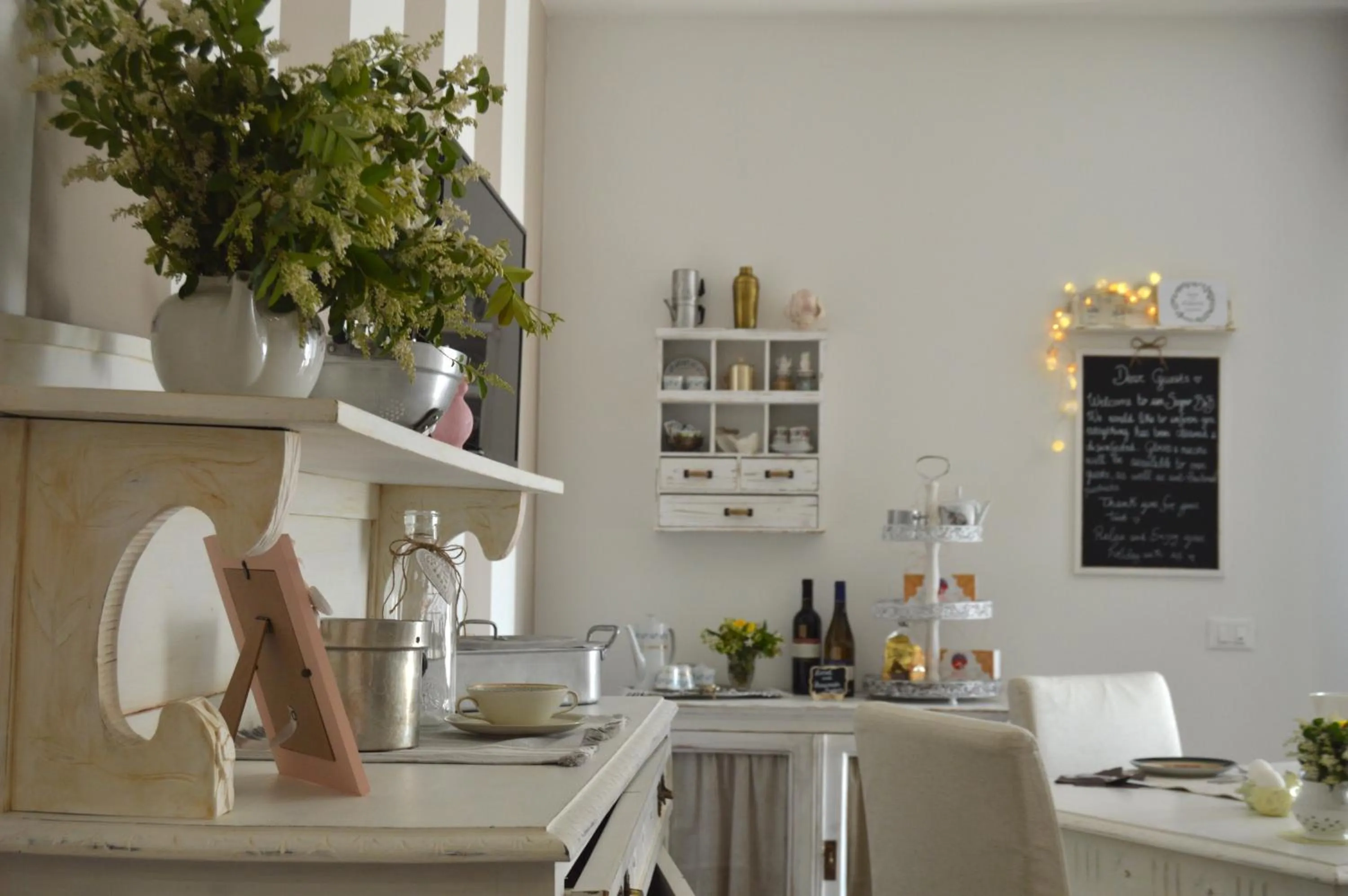 Food and drinks in Un sogno B&B