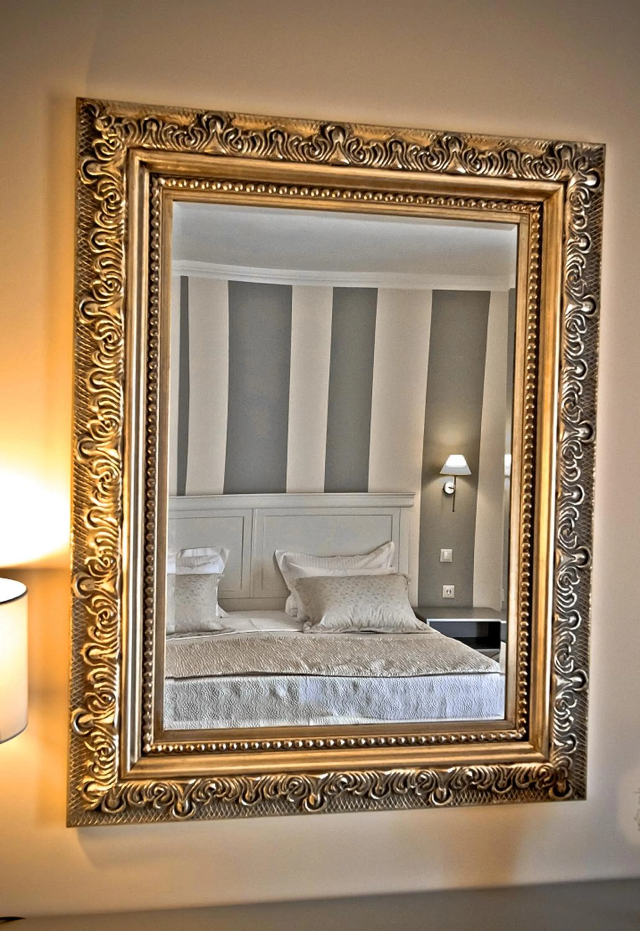 Decorative detail, Bed in Enastron View Hotel