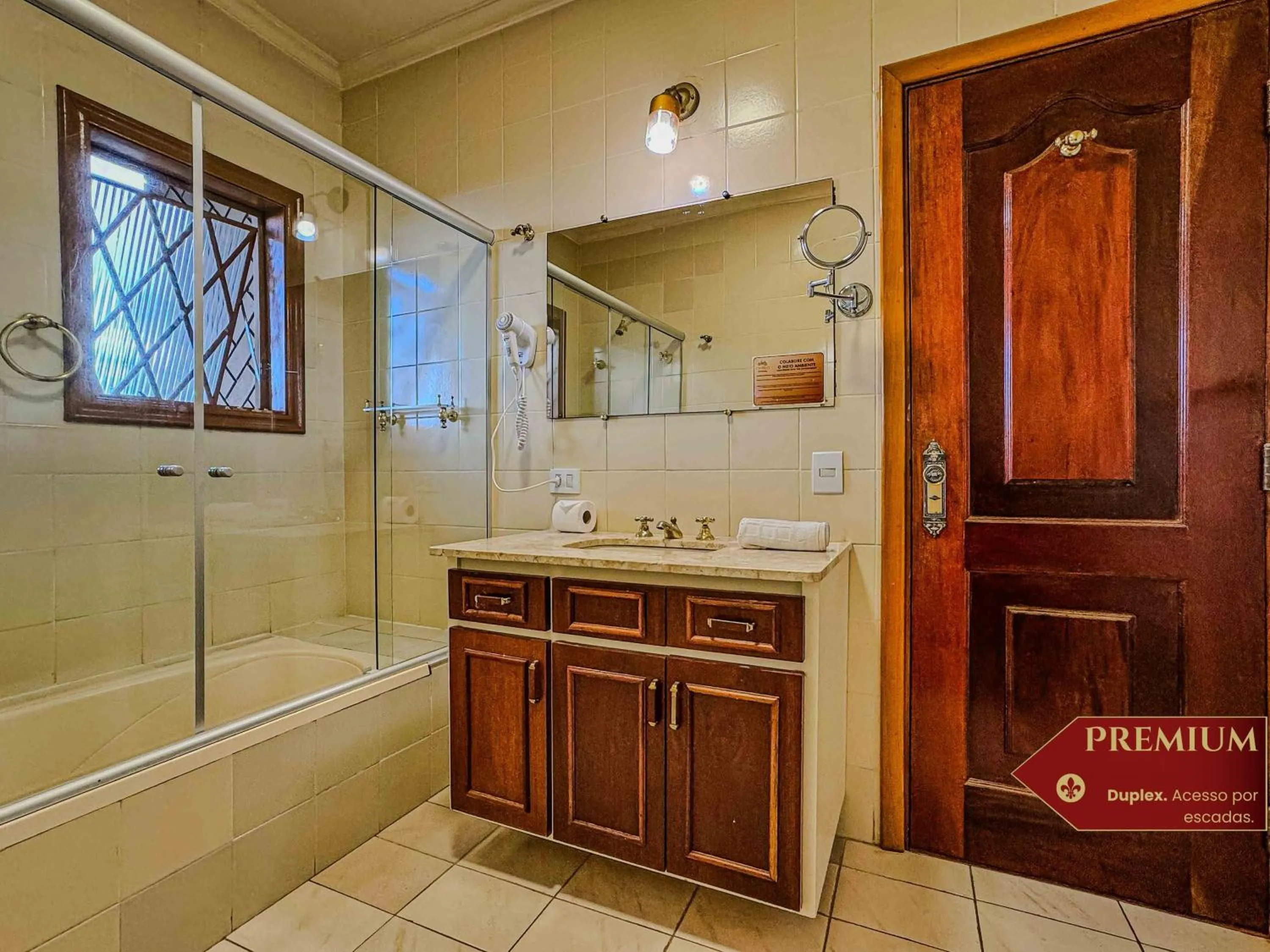 Bathroom in Hotel Castelo Nacional Inn Campos do Jordão