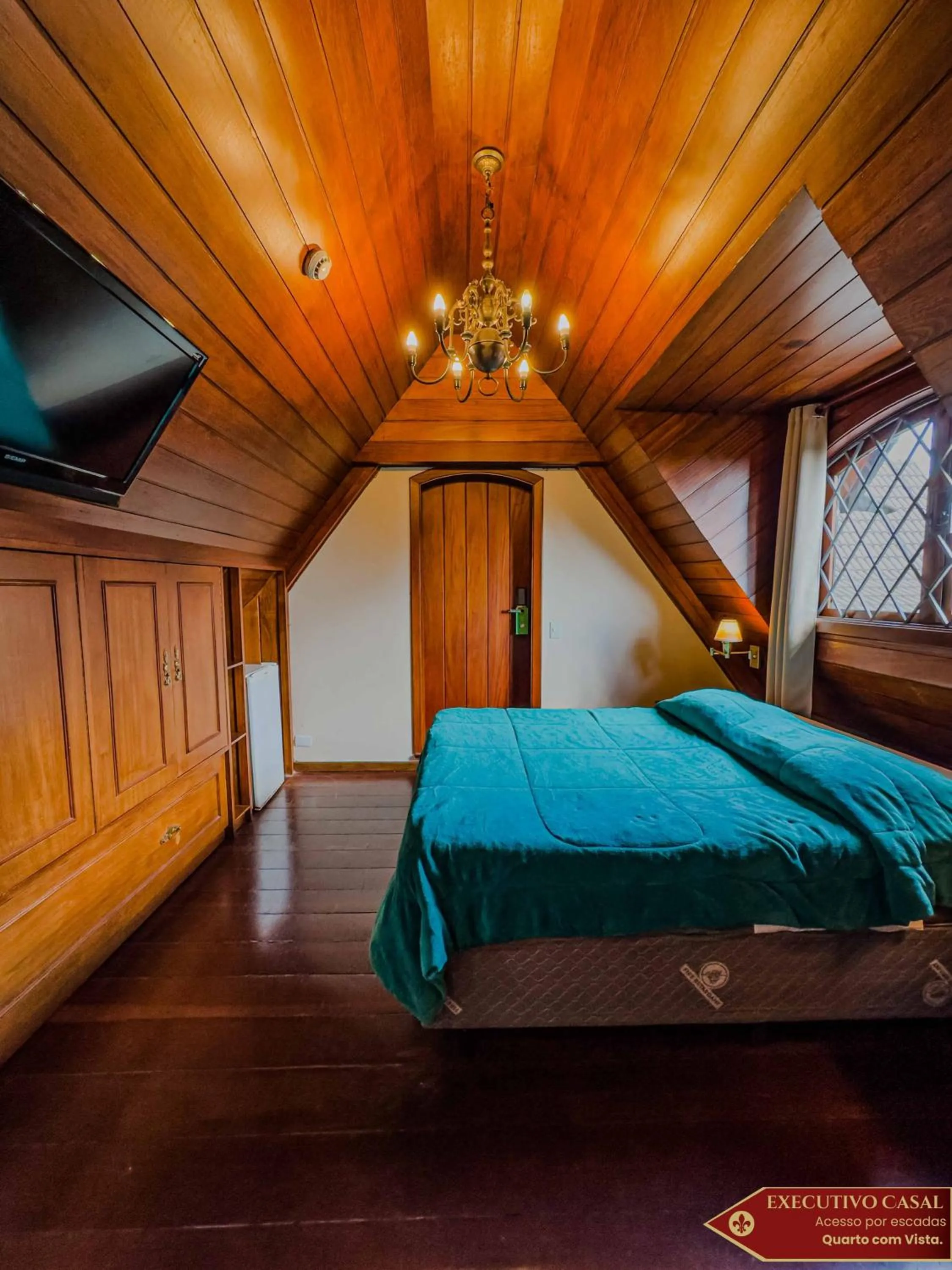 Bedroom, Bed in Hotel Castelo Nacional Inn Campos do Jordão