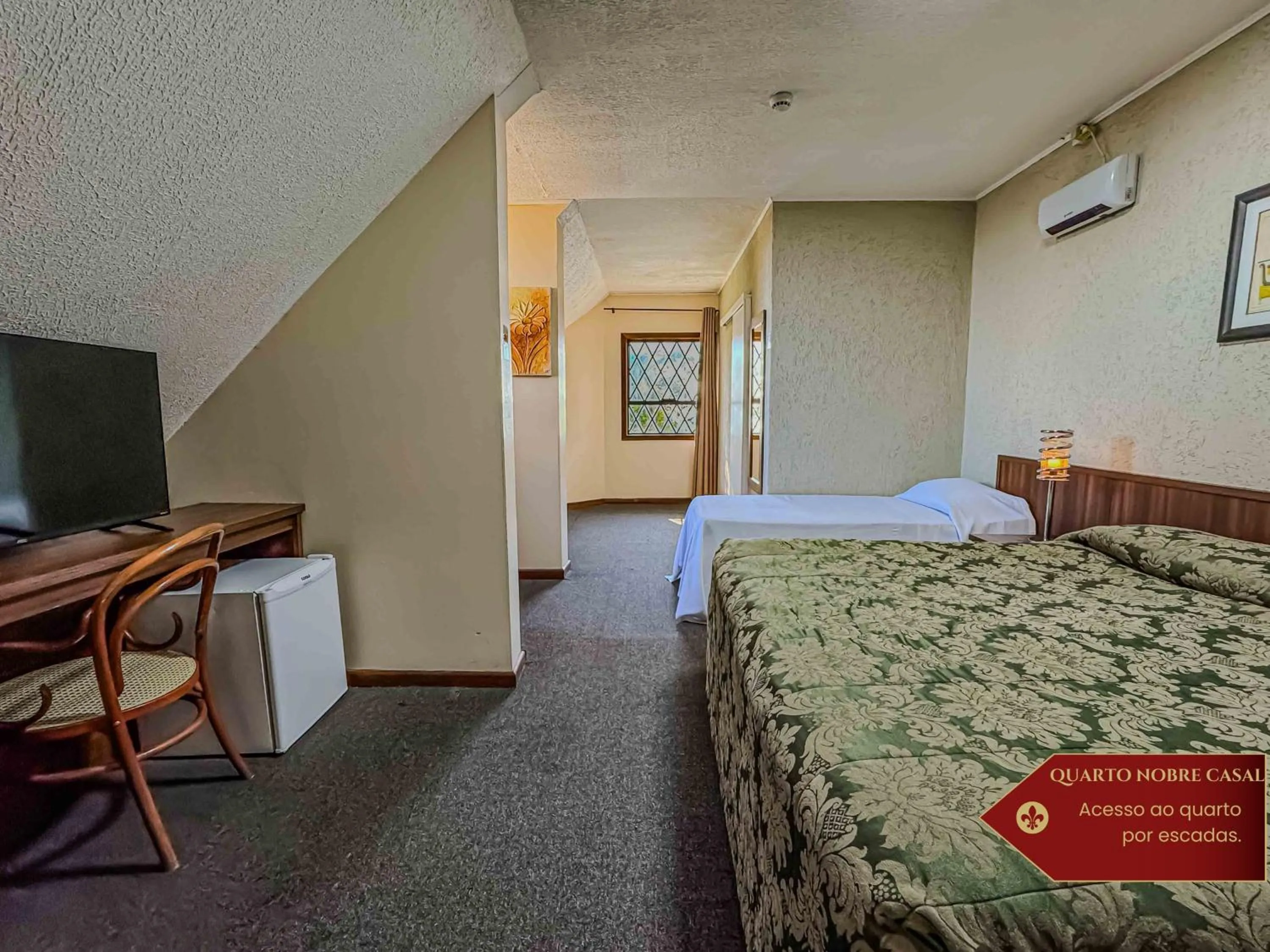 Bedroom, Bed in Hotel Castelo Nacional Inn Campos do Jordão