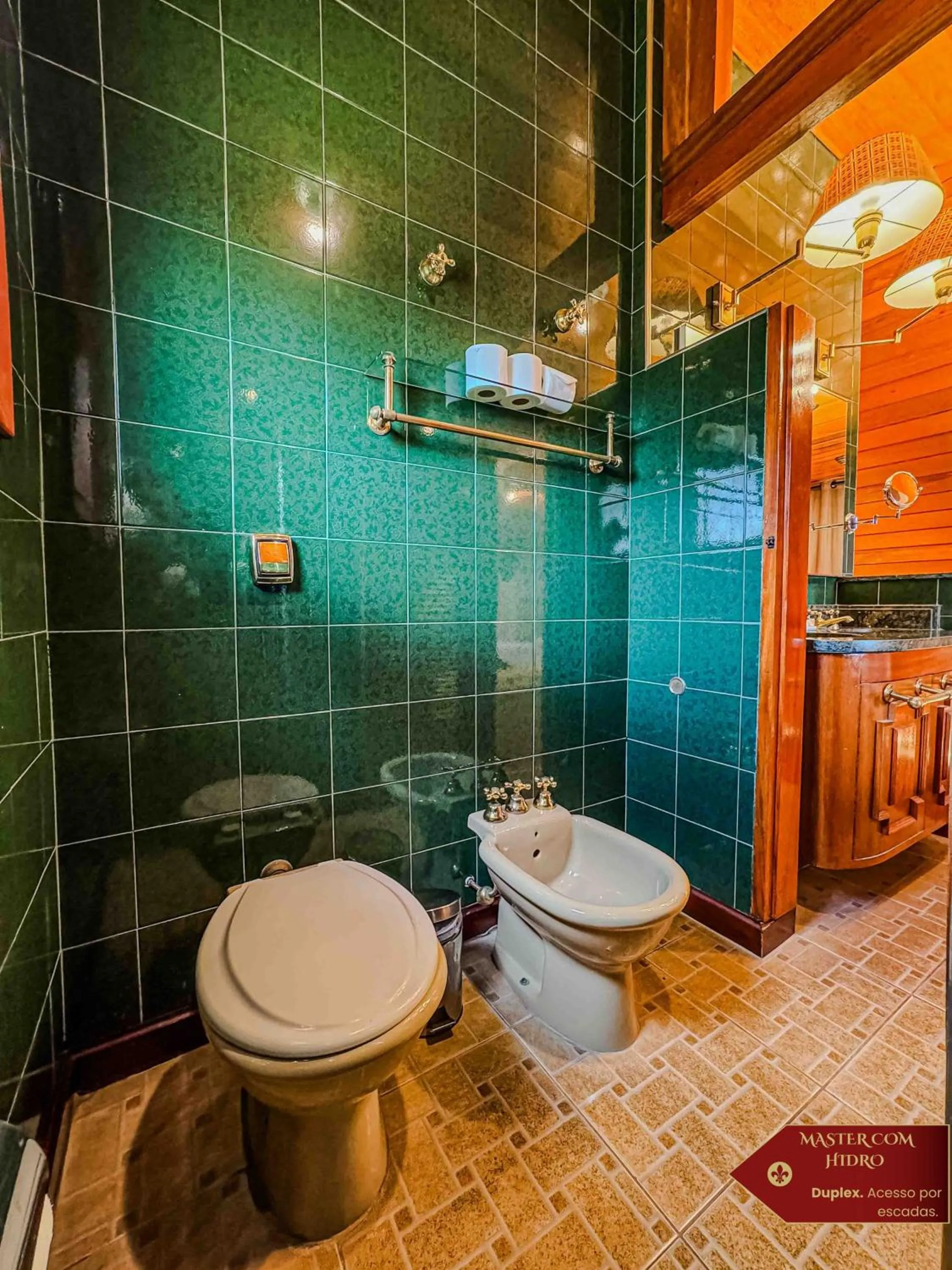 Bathroom in Hotel Castelo Nacional Inn Campos do Jordão