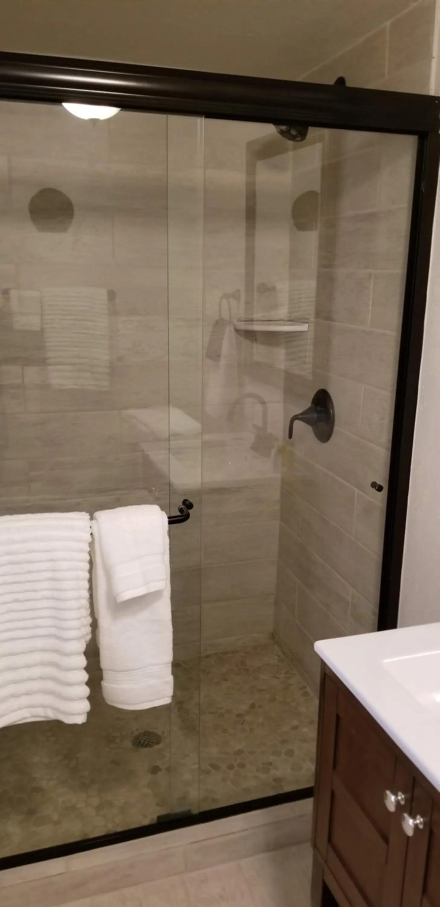 Bathroom in Lily Creek Lodge