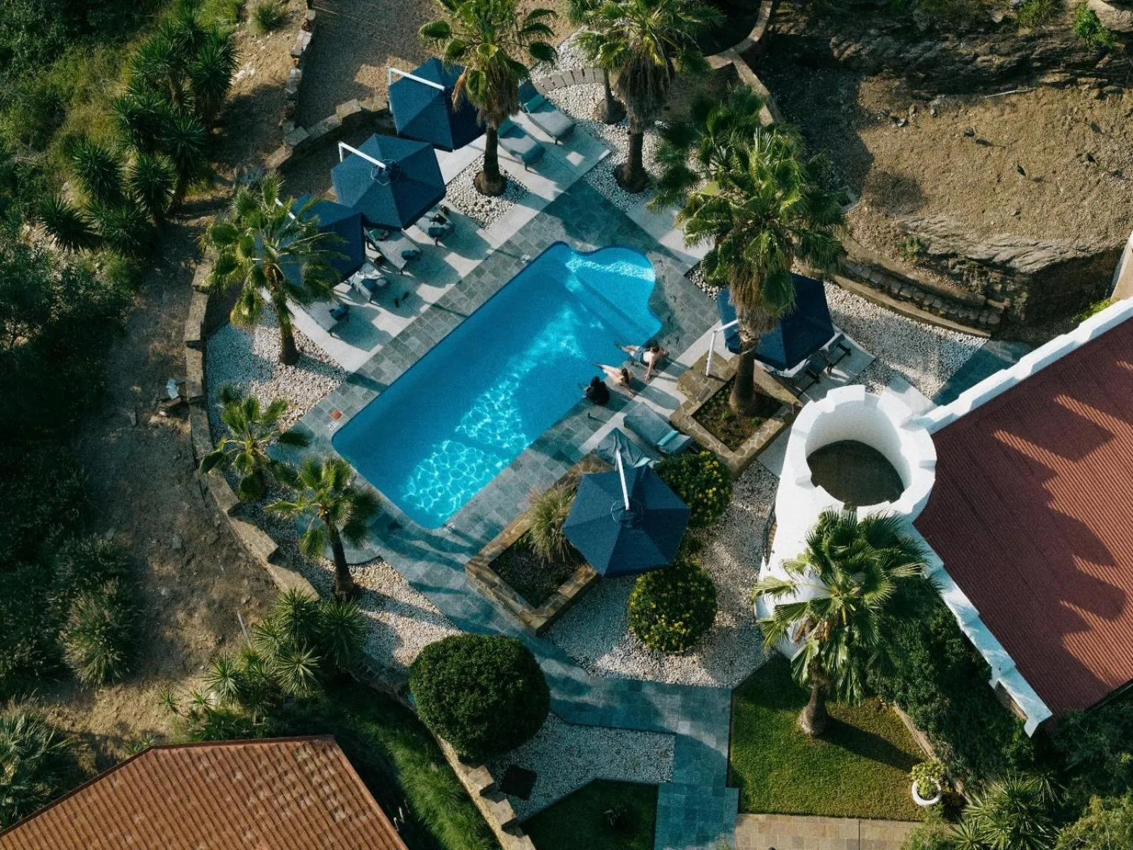 Swimming pool in Heinitzburg Boutique Hotel