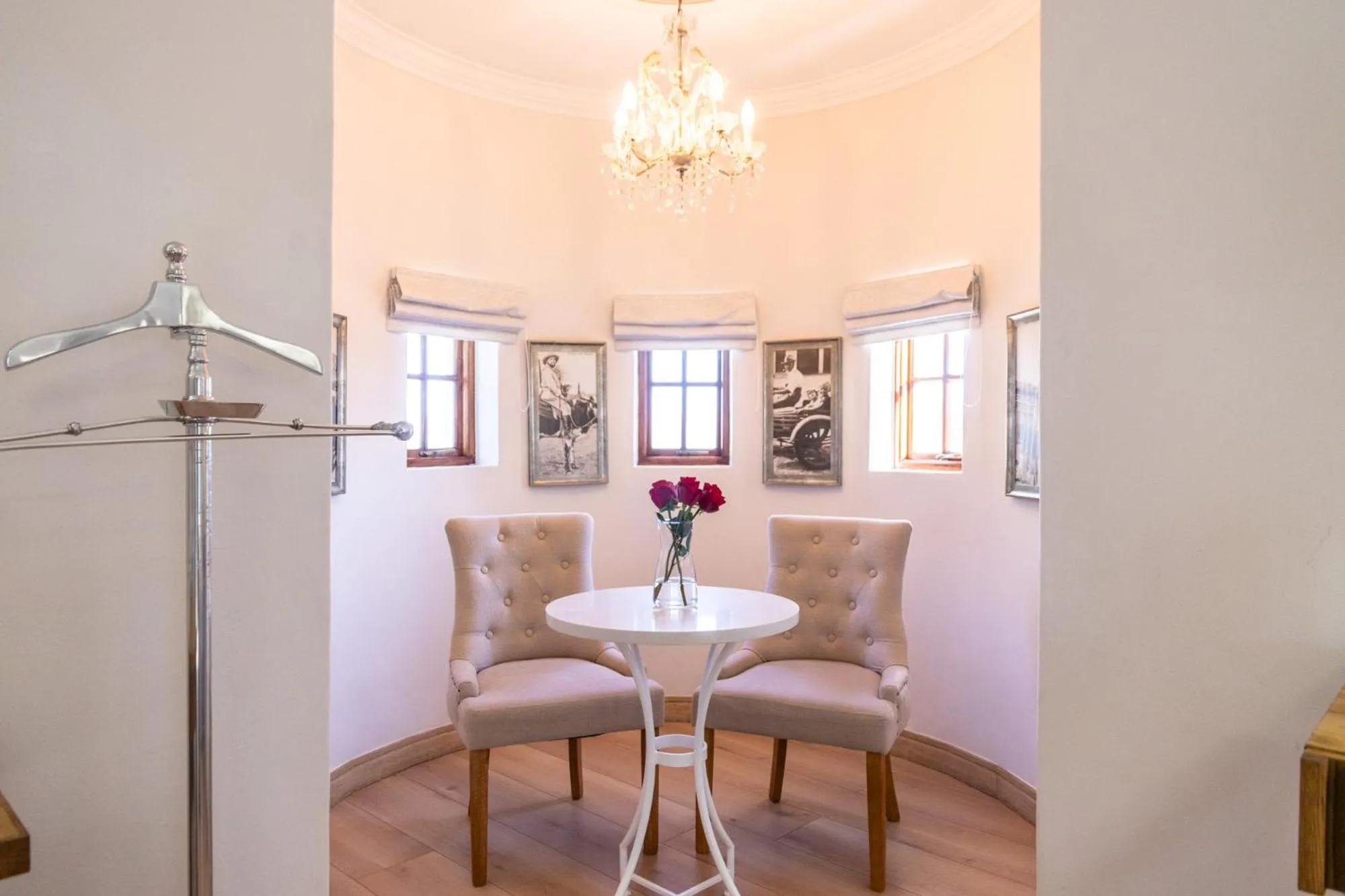 Seating area in Heinitzburg Boutique Hotel