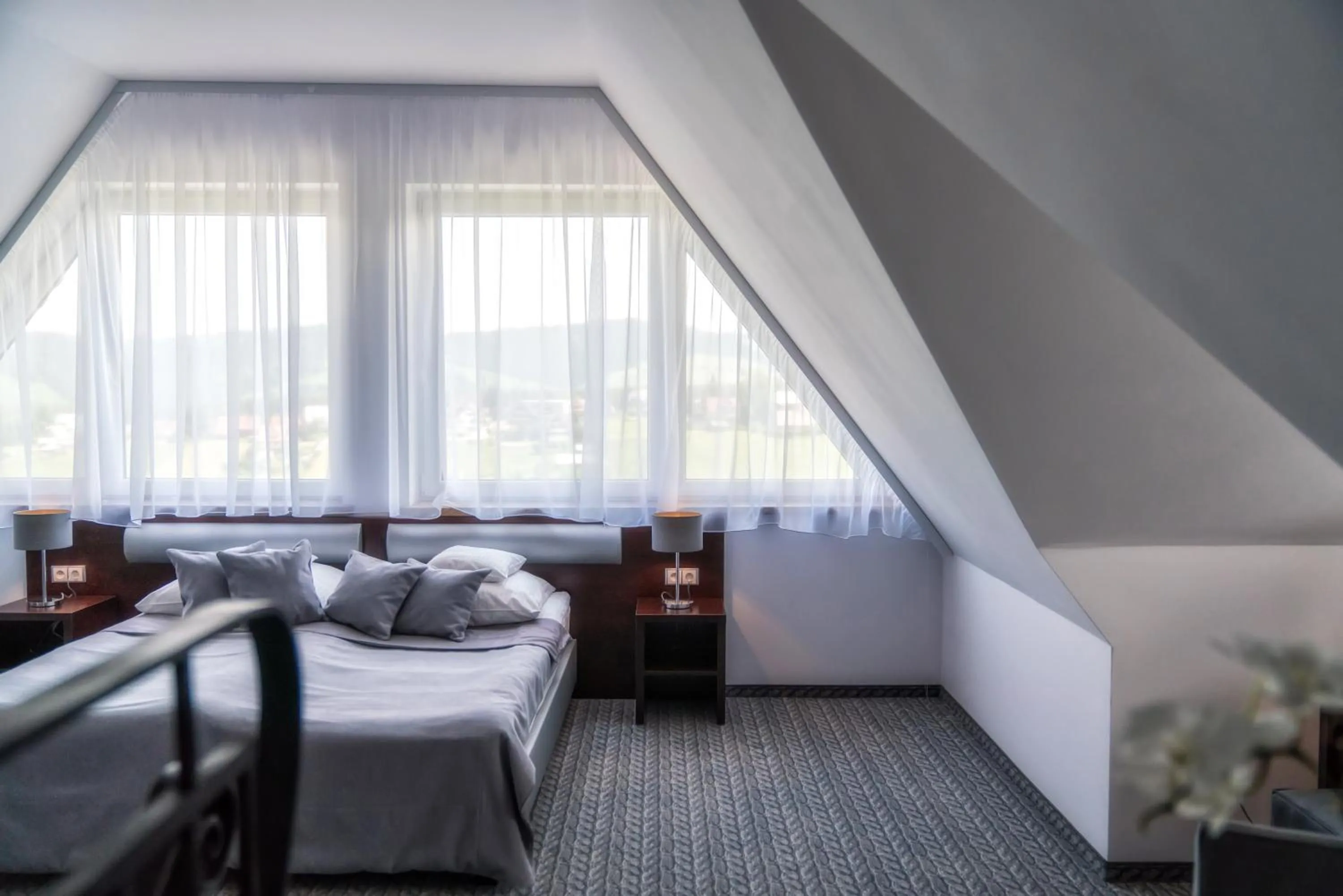 Bed in Sądelski Dwór Medical & SPA