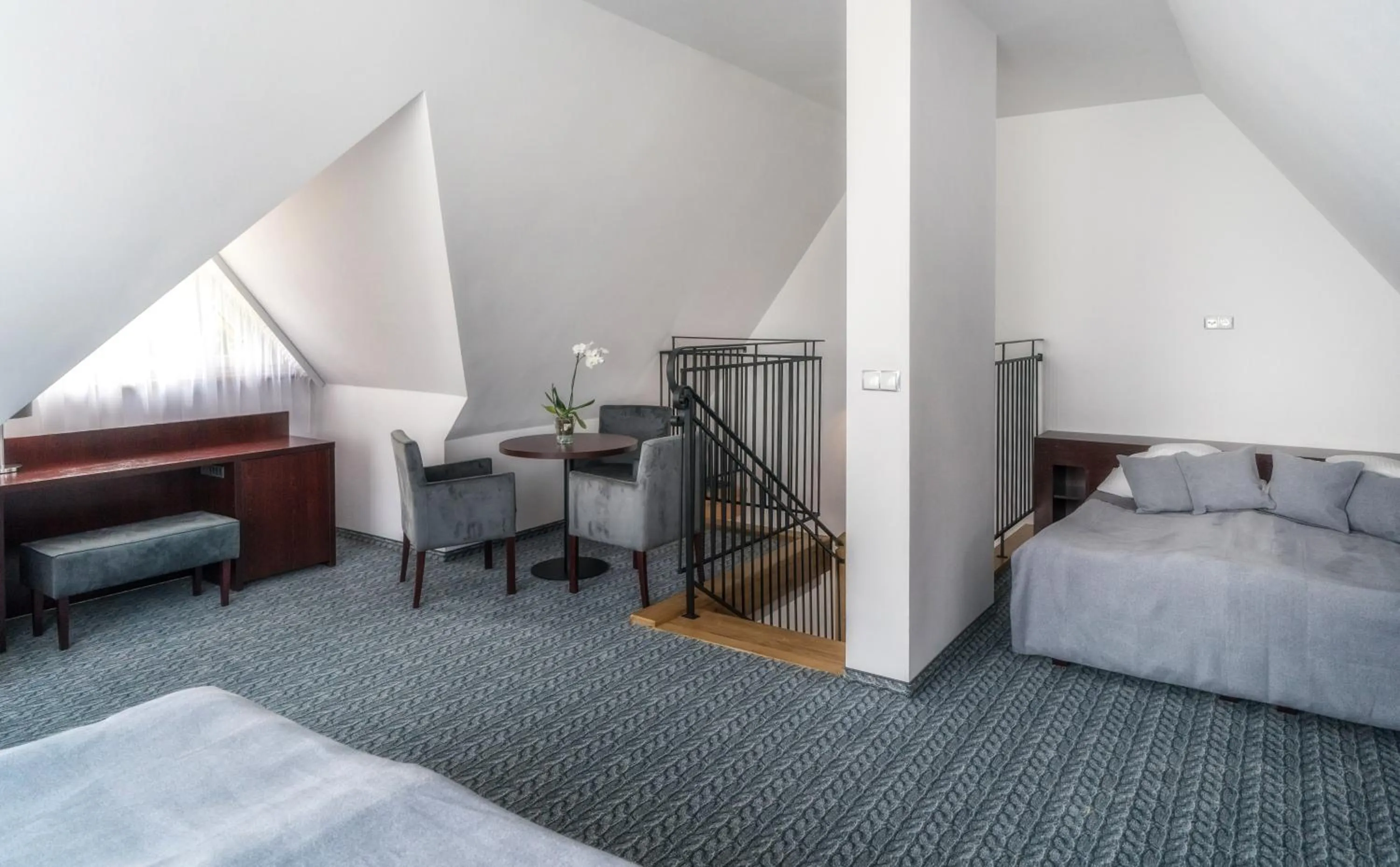 Bed in Sądelski Dwór Medical & SPA