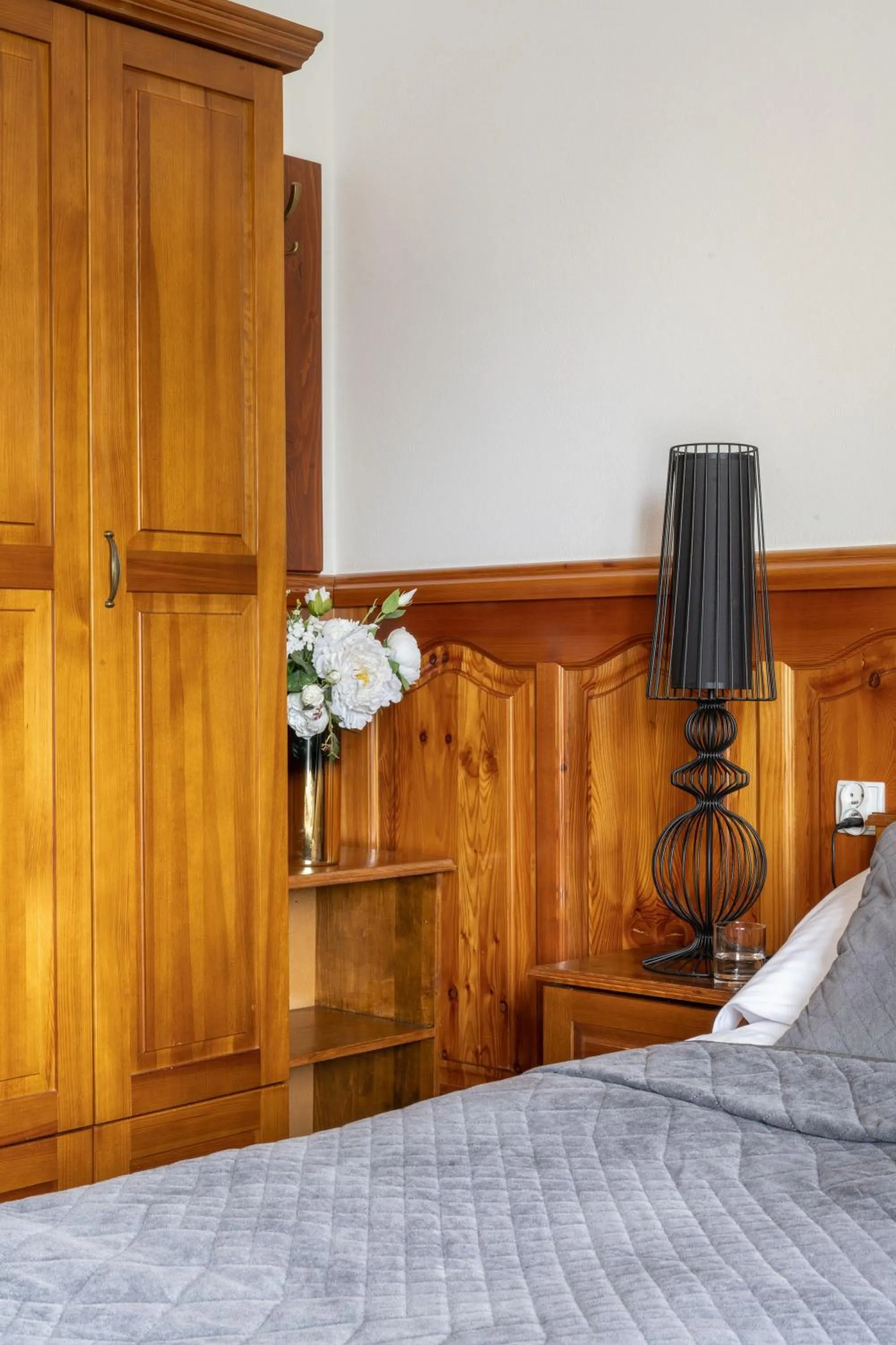 Bed in Sądelski Dwór Medical & SPA