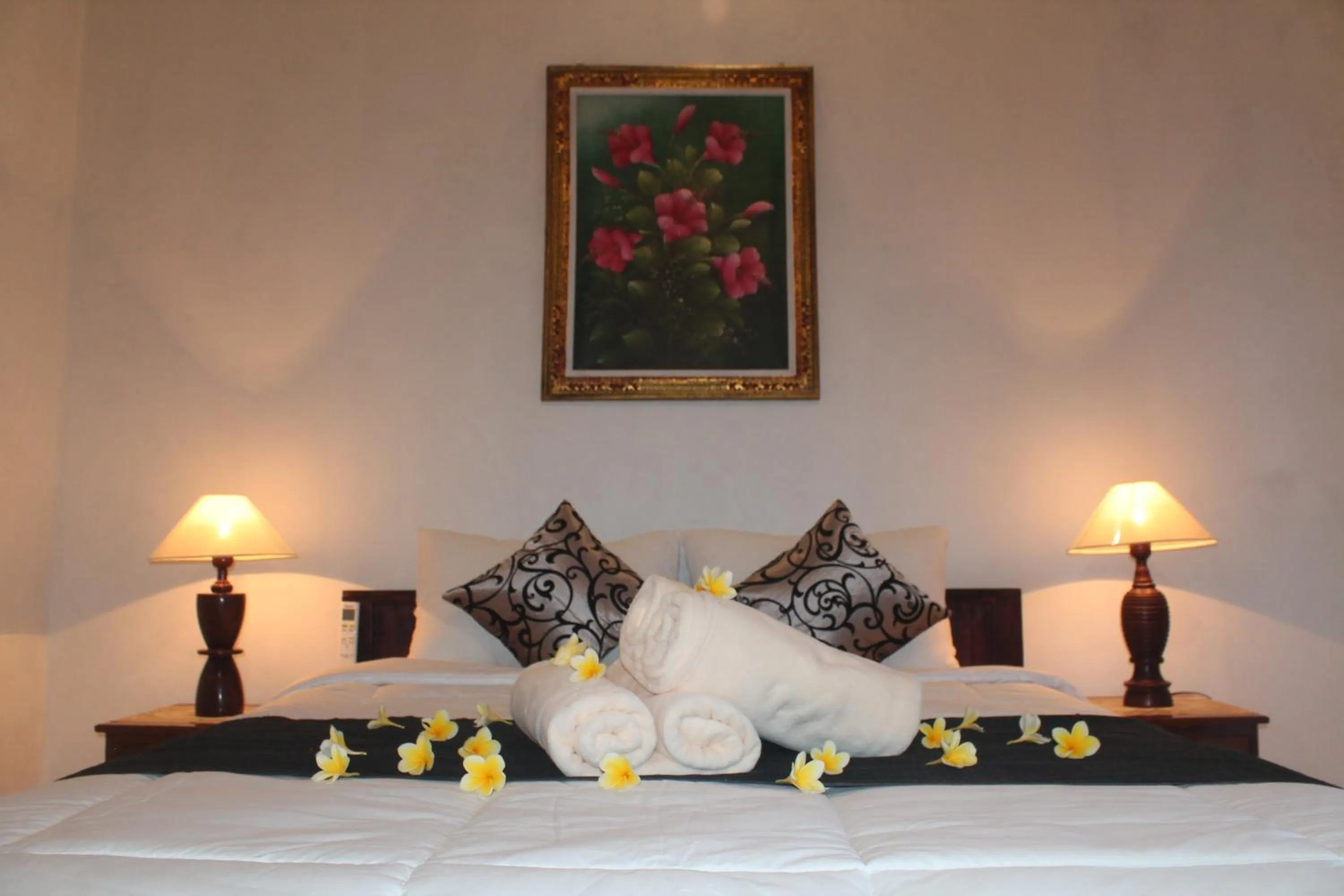 Bed in Kubu Indah Guest House
