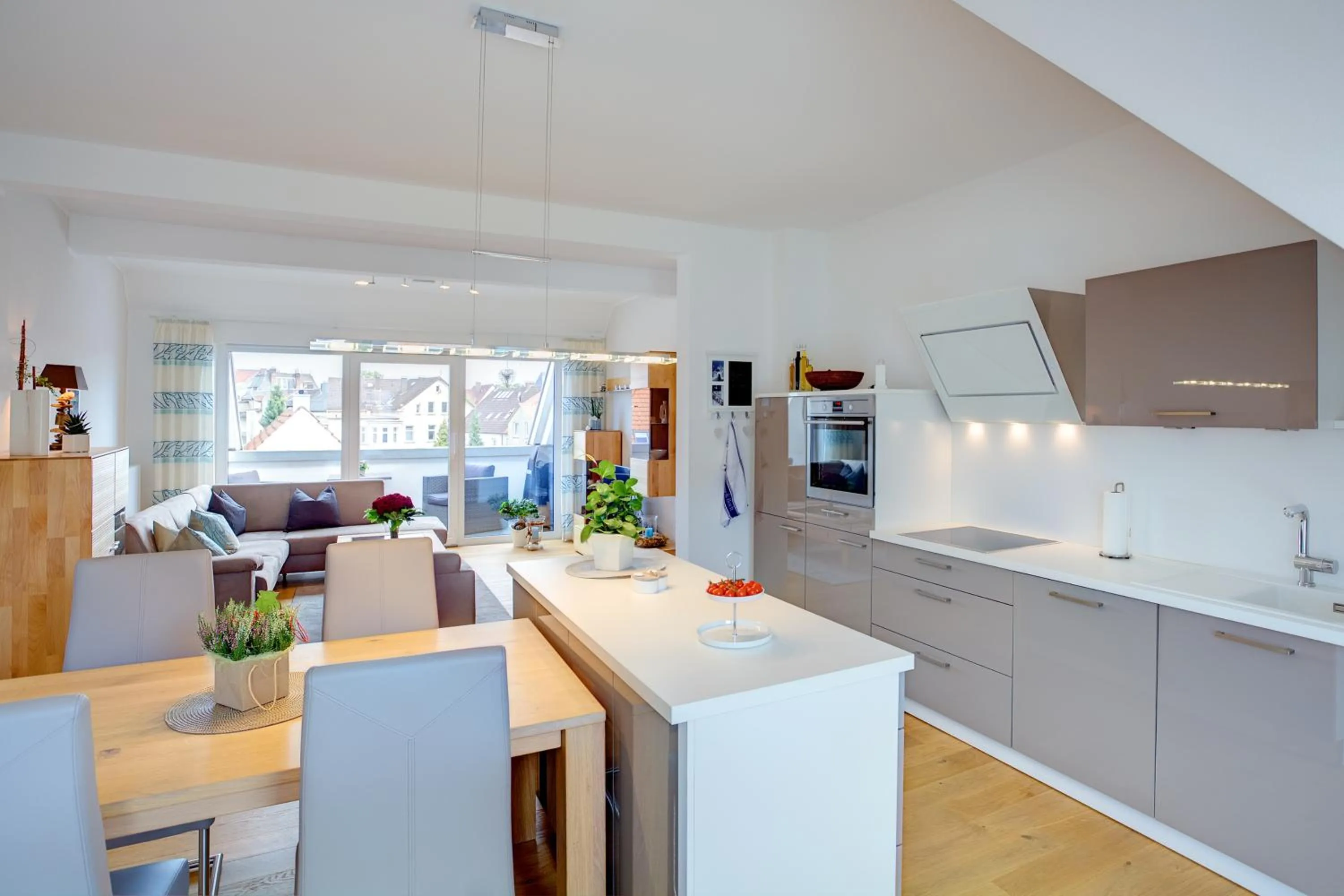 Kitchen or kitchenette in Elisabeth Hotel garni