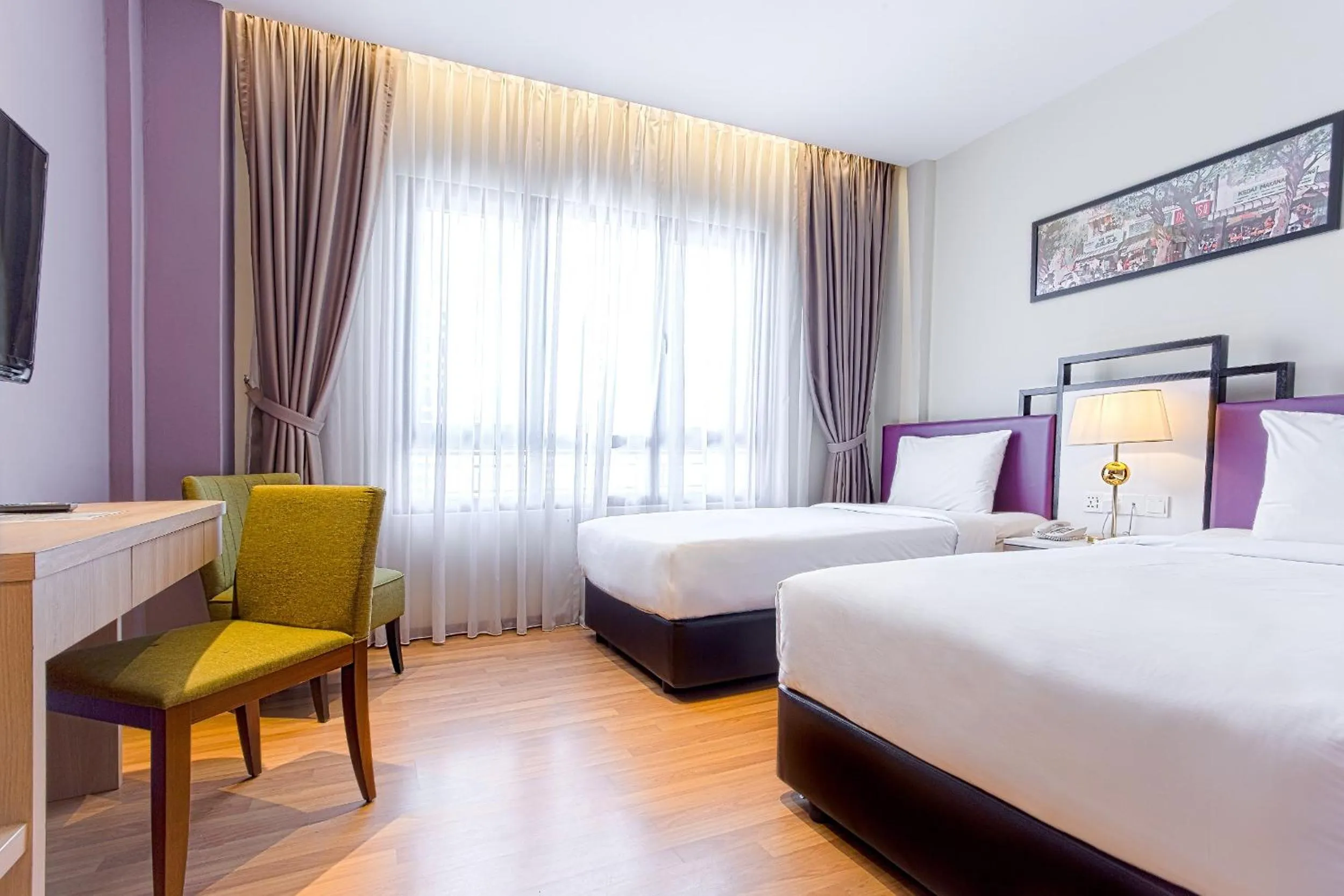 Bed in MPalace Hotel KL