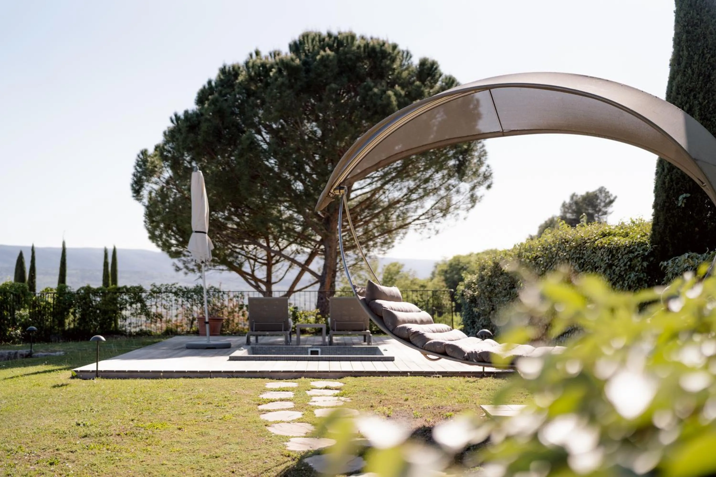 Garden view in Coquillade Provence - Relais & Châteaux