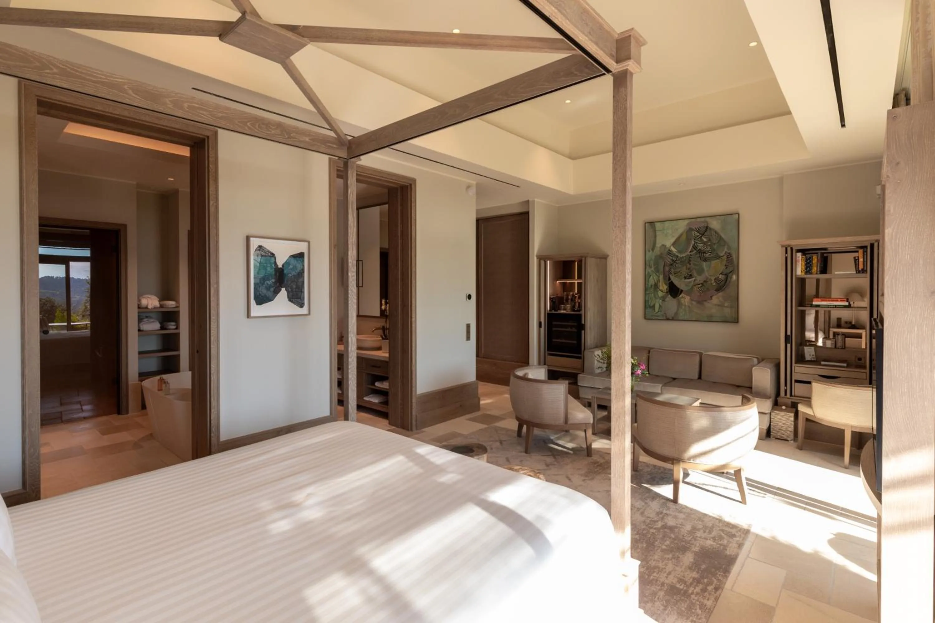 Night, Bed in Coquillade Provence - Relais & Châteaux