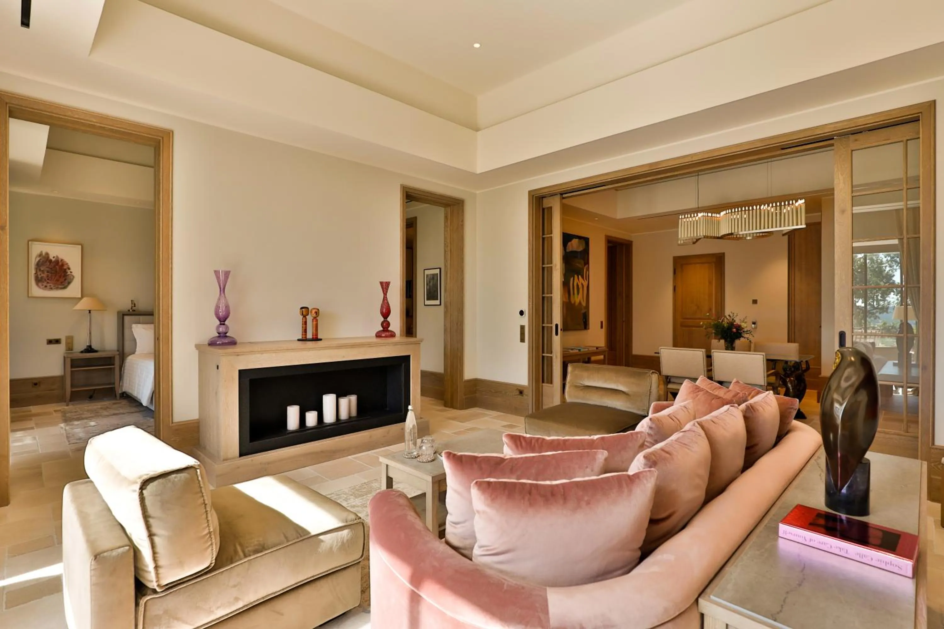 Living room in Coquillade Provence - Relais & Châteaux