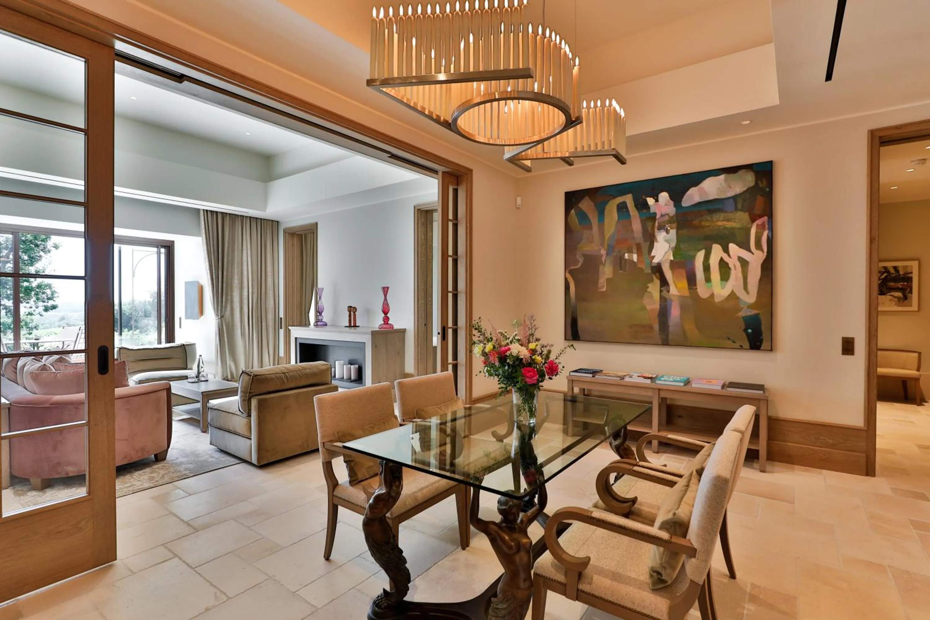 Living room in Coquillade Provence - Relais & Châteaux